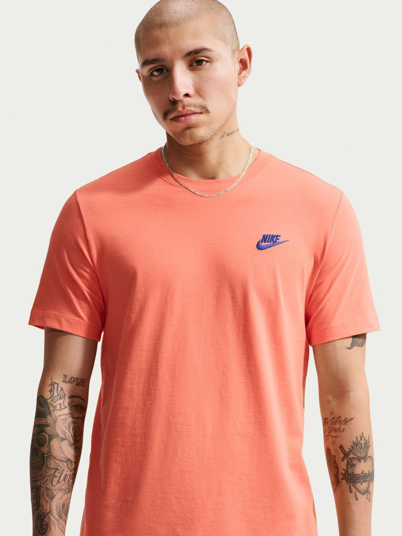 Nike Mens Sportswear Club T-Shirt - Orange