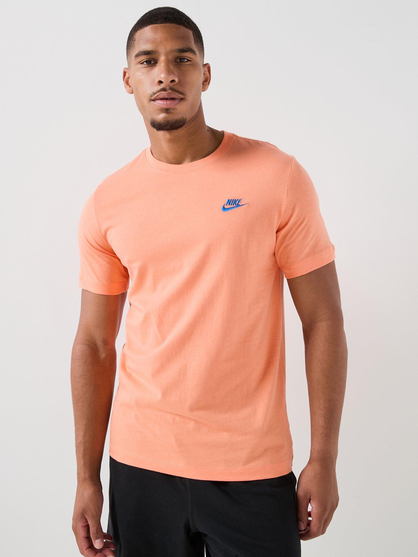 Nike Mens Sportswear Club T-Shirt - Orange