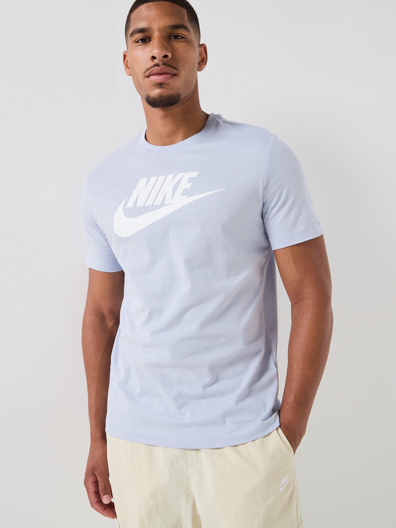 Nike Mens Sportswear Icon Futura T-Shirt - Blue