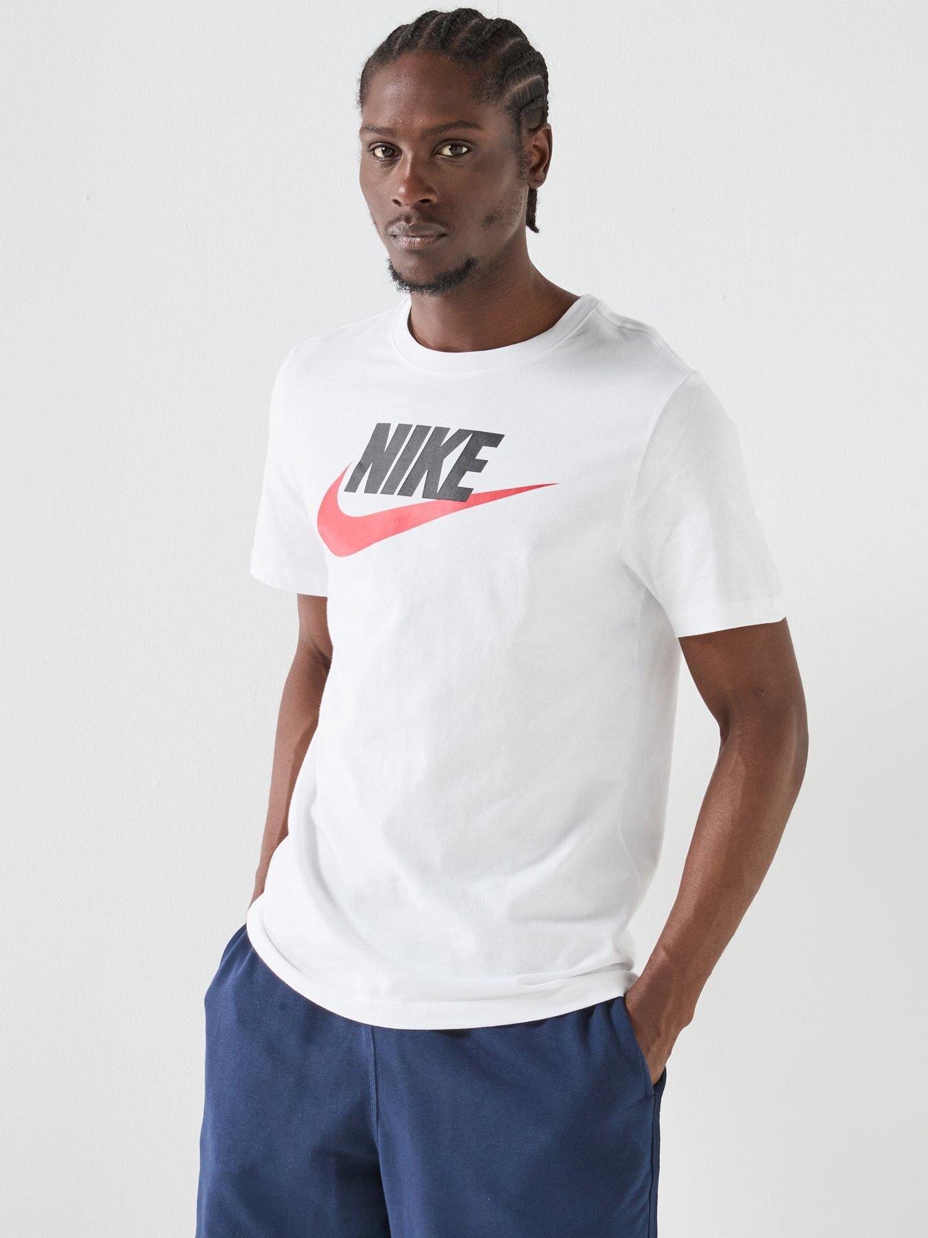 Image 1 of 7 of Nike Mens Sportswear Icon Futura T-Shirt - White