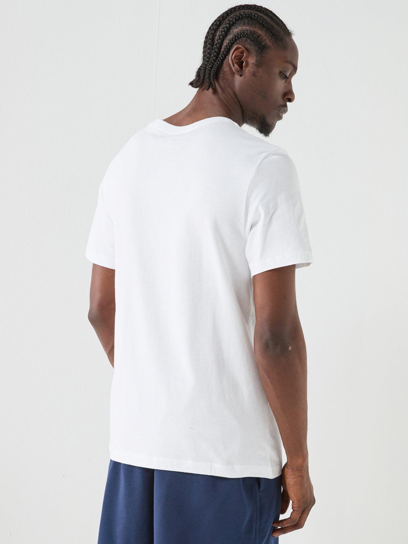 Image 2 of 7 of Nike Mens Sportswear Icon Futura T-Shirt - White