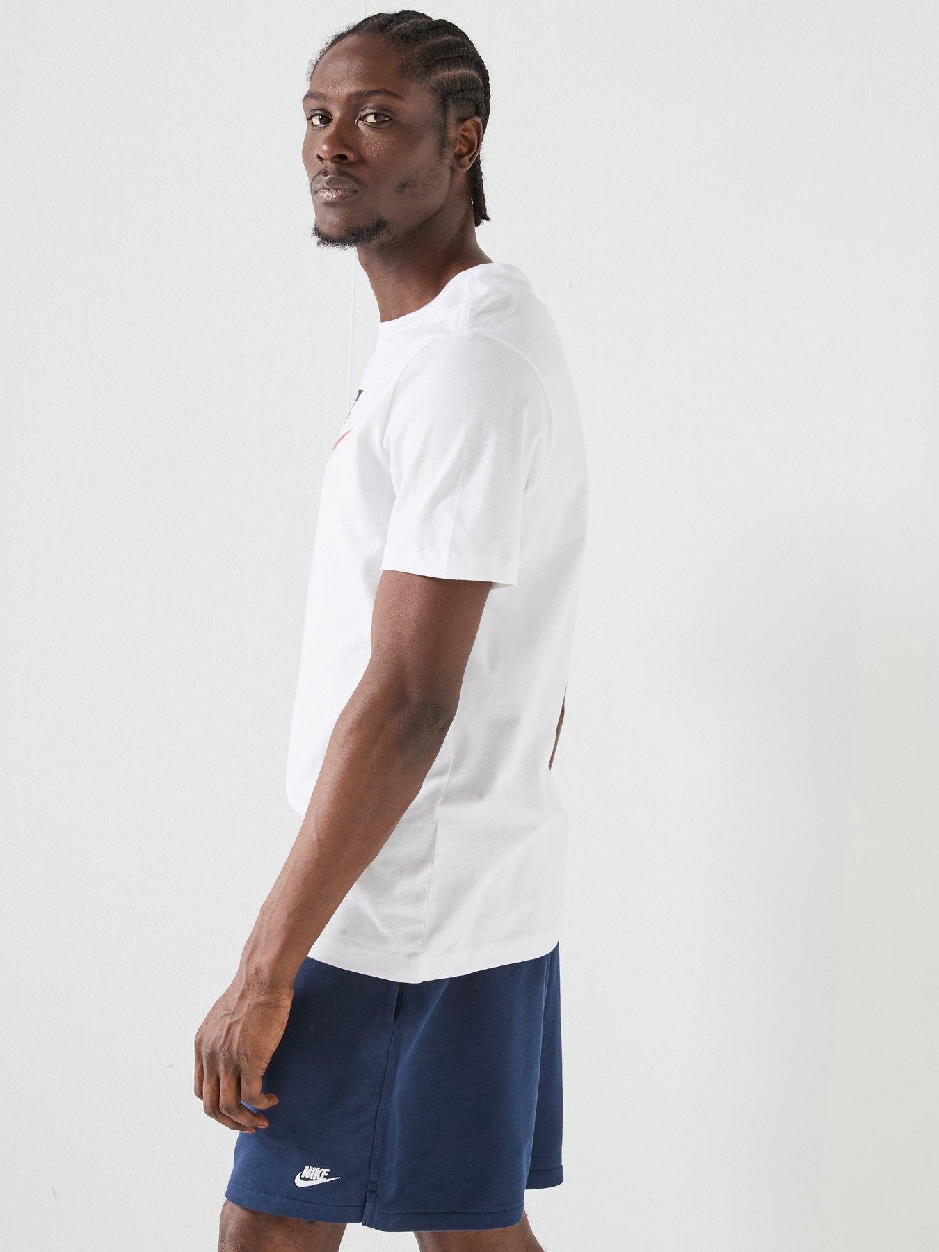 Image 5 of 7 of Nike Mens Sportswear Icon Futura T-Shirt - White