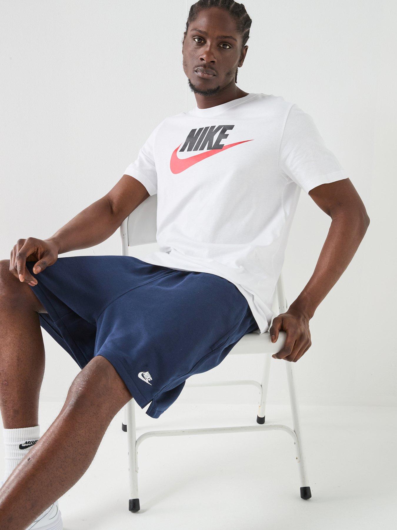 Image 6 of 7 of Nike Mens Sportswear Icon Futura T-Shirt - White