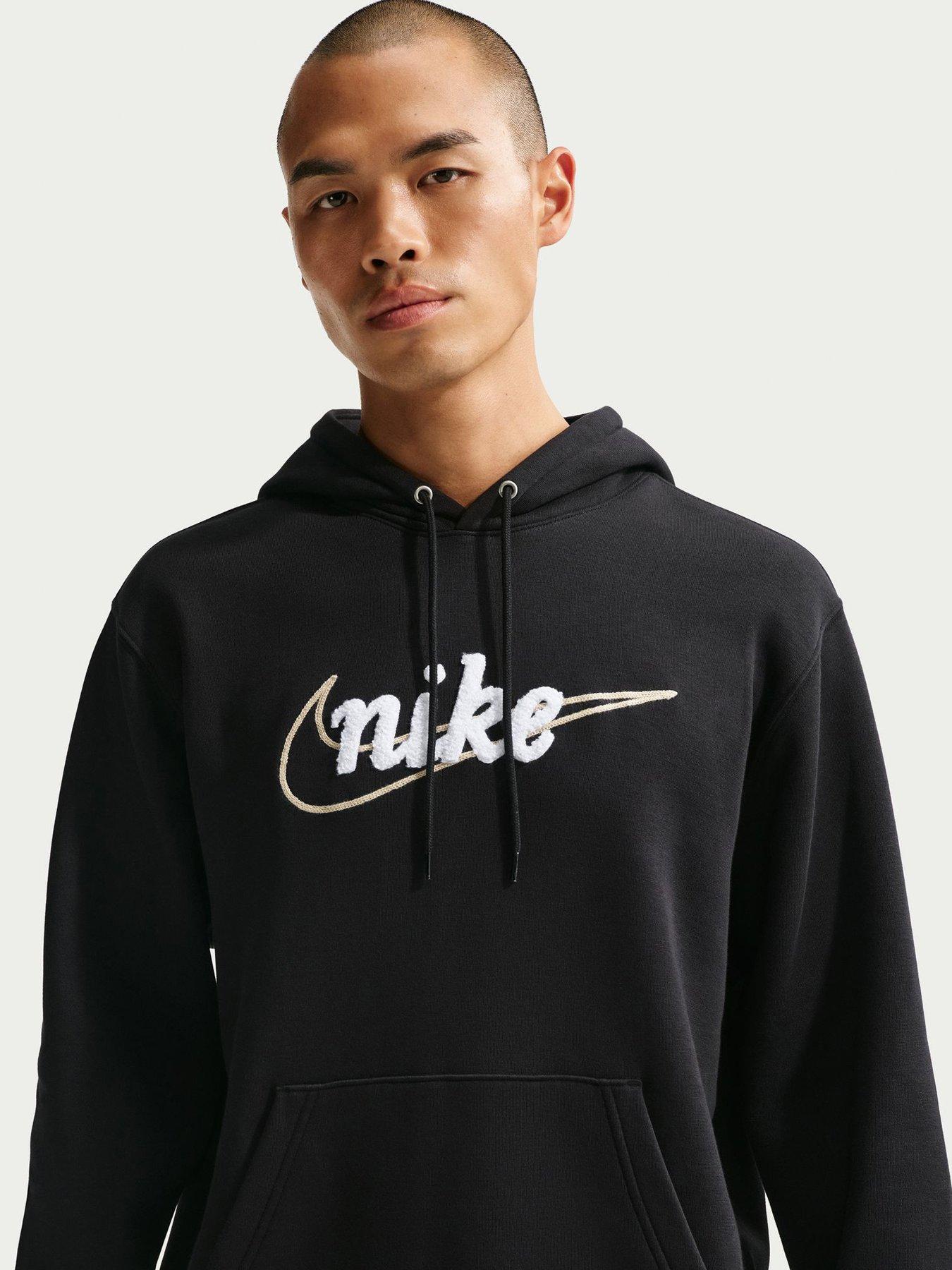 Nike Mens Club Fleece Hoodie - Black
