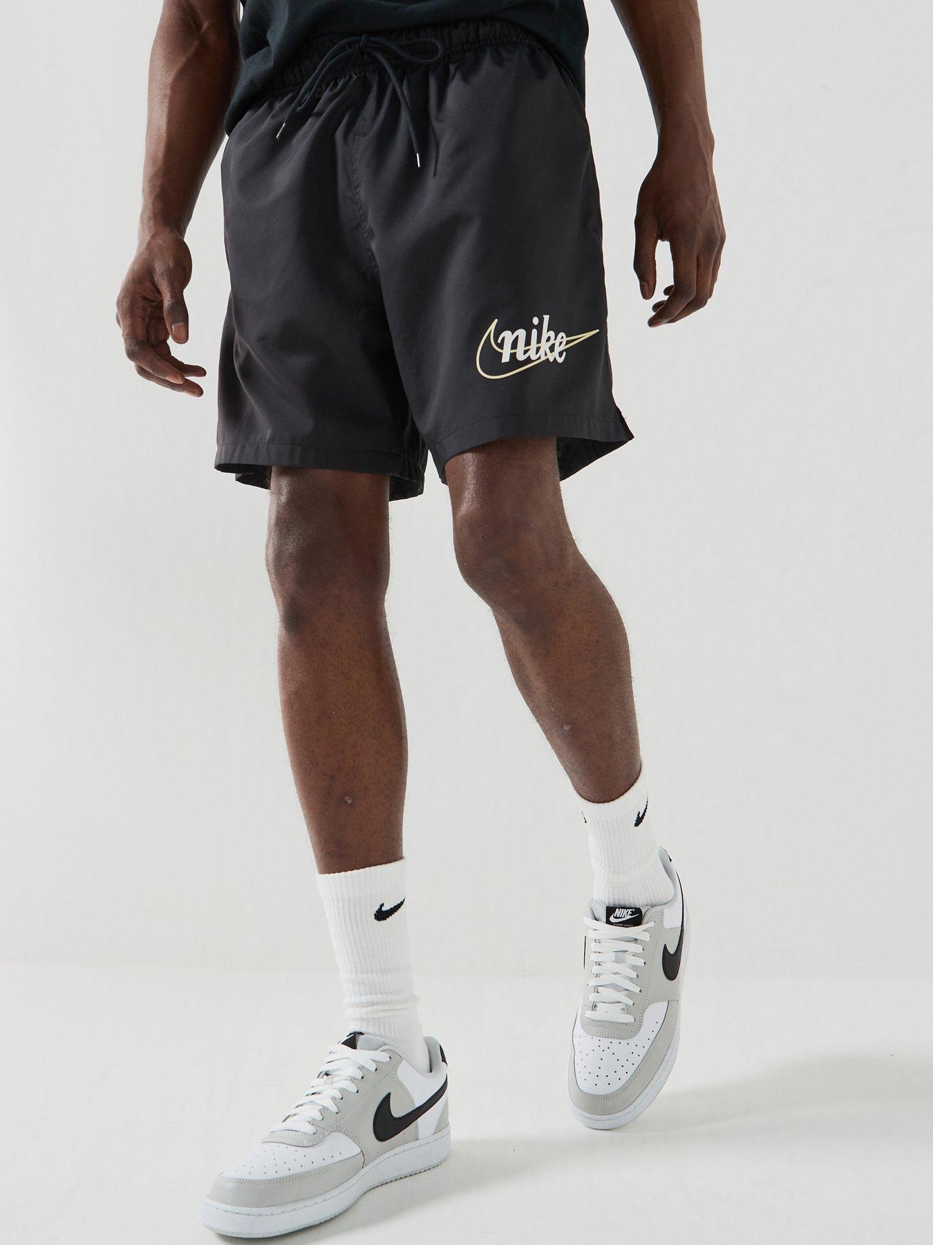 Nike Mens Club Woven Flow Shorts - Black