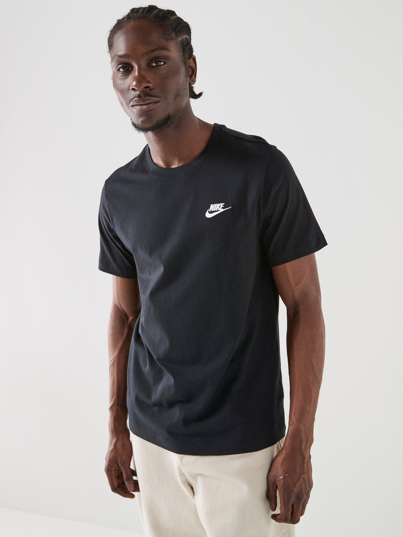 Image 1 of 5 of Nike Mens Sportswear Club T-Shirt - Black