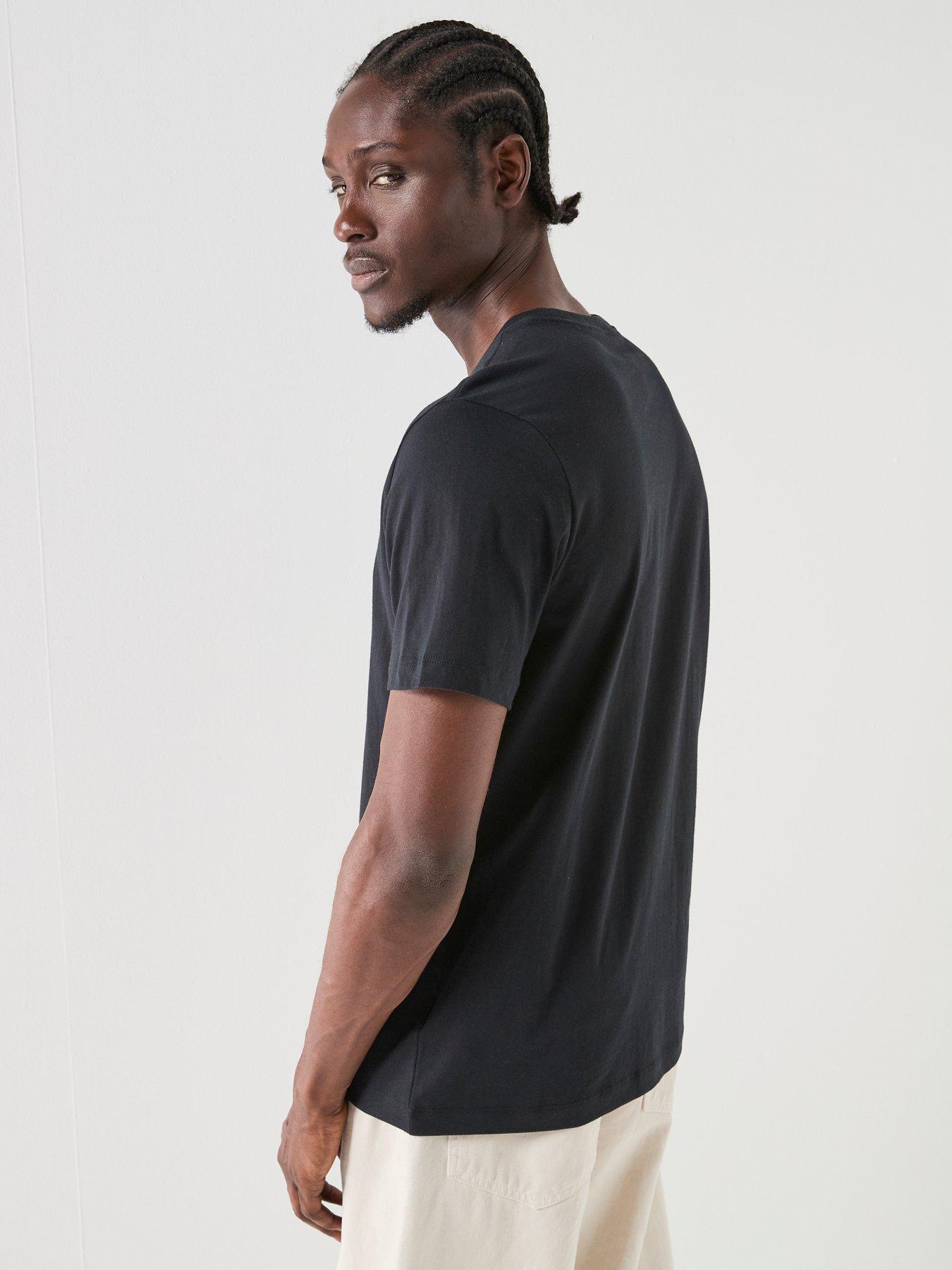 Image 2 of 5 of Nike Mens Sportswear Club T-Shirt - Black