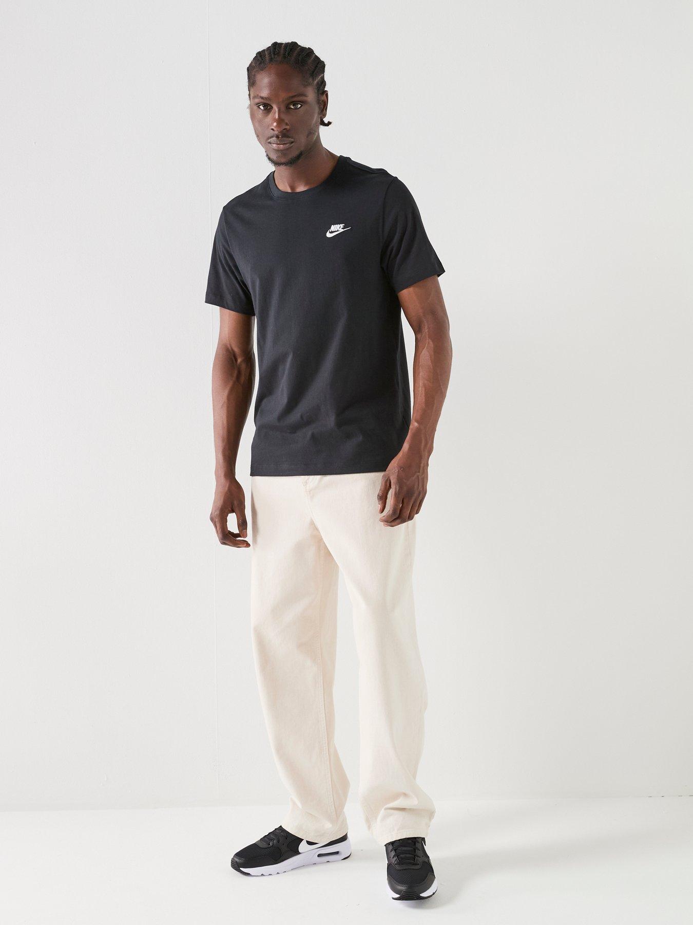 Image 3 of 5 of Nike Mens Sportswear Club T-Shirt - Black