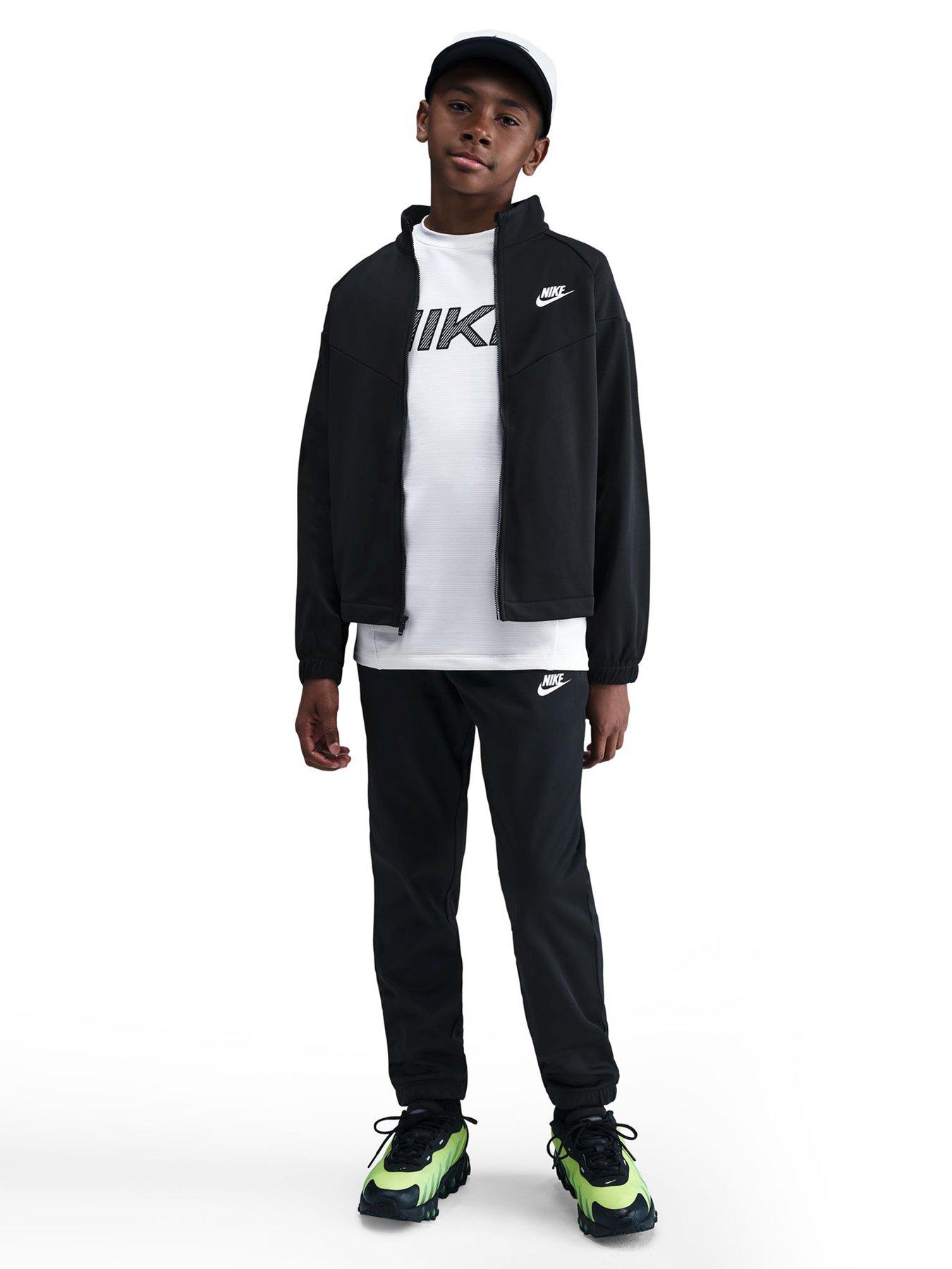 Nike Big Kids Sportswear Dri-Fit Tracksuit - Black