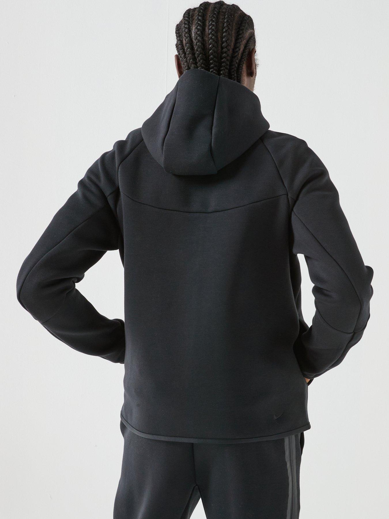 Nike Mens Tech Fleece Full Zip Windrunner Hoodie - Black | Very