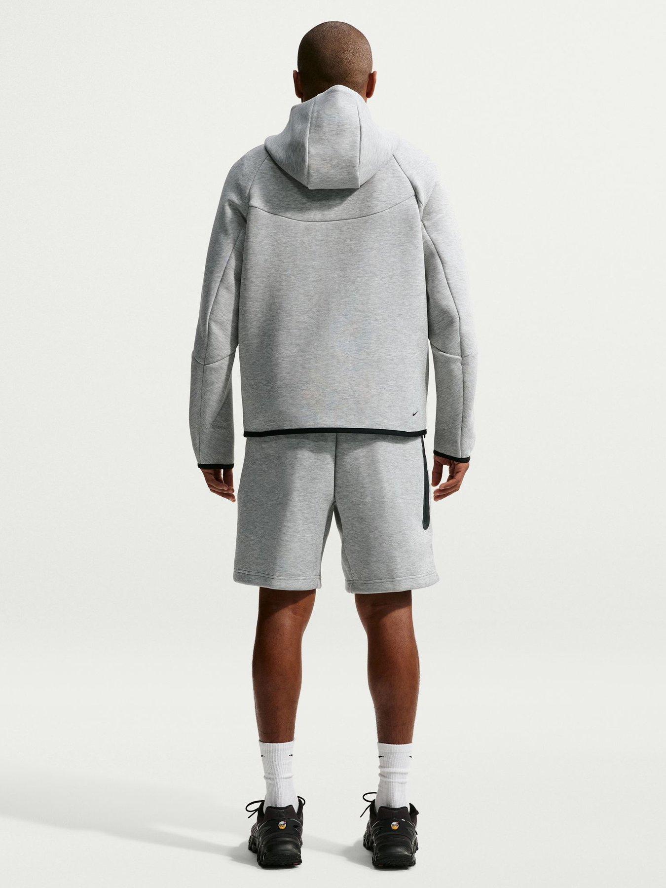 Image 2 of 7 of Nike Mens Tech Fleece Full Zip Windrunner Hoodie - Black