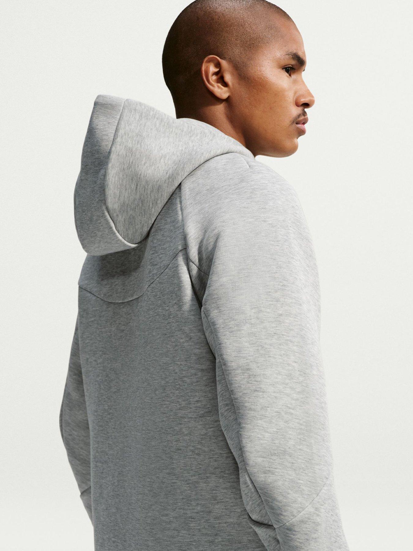 Image 5 of 7 of Nike Mens Tech Fleece Full Zip Windrunner Hoodie - Black