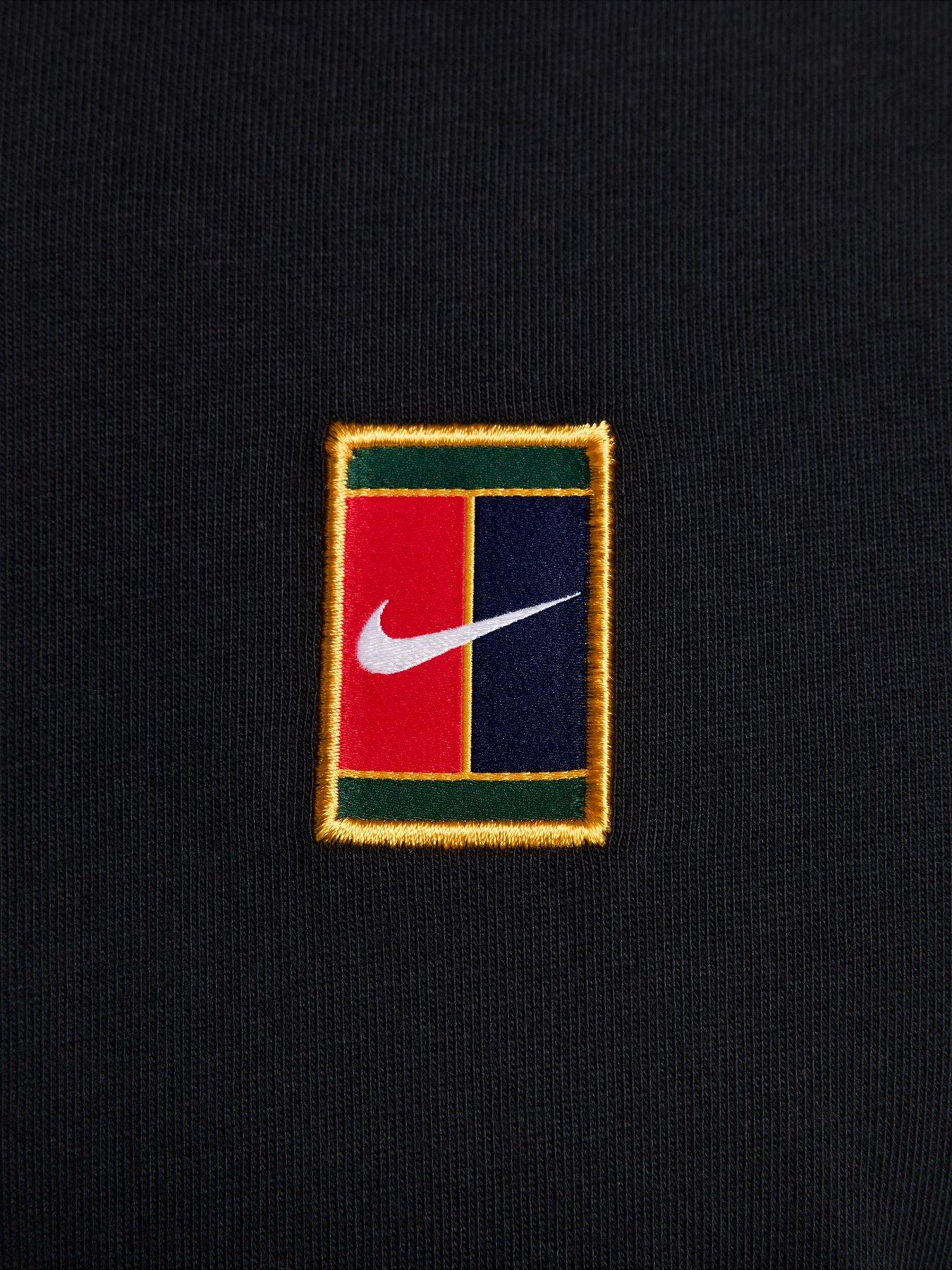 Image 5 of 5 of Nike Mens Tennis Short Sleeve 90 T-Shirt - Black