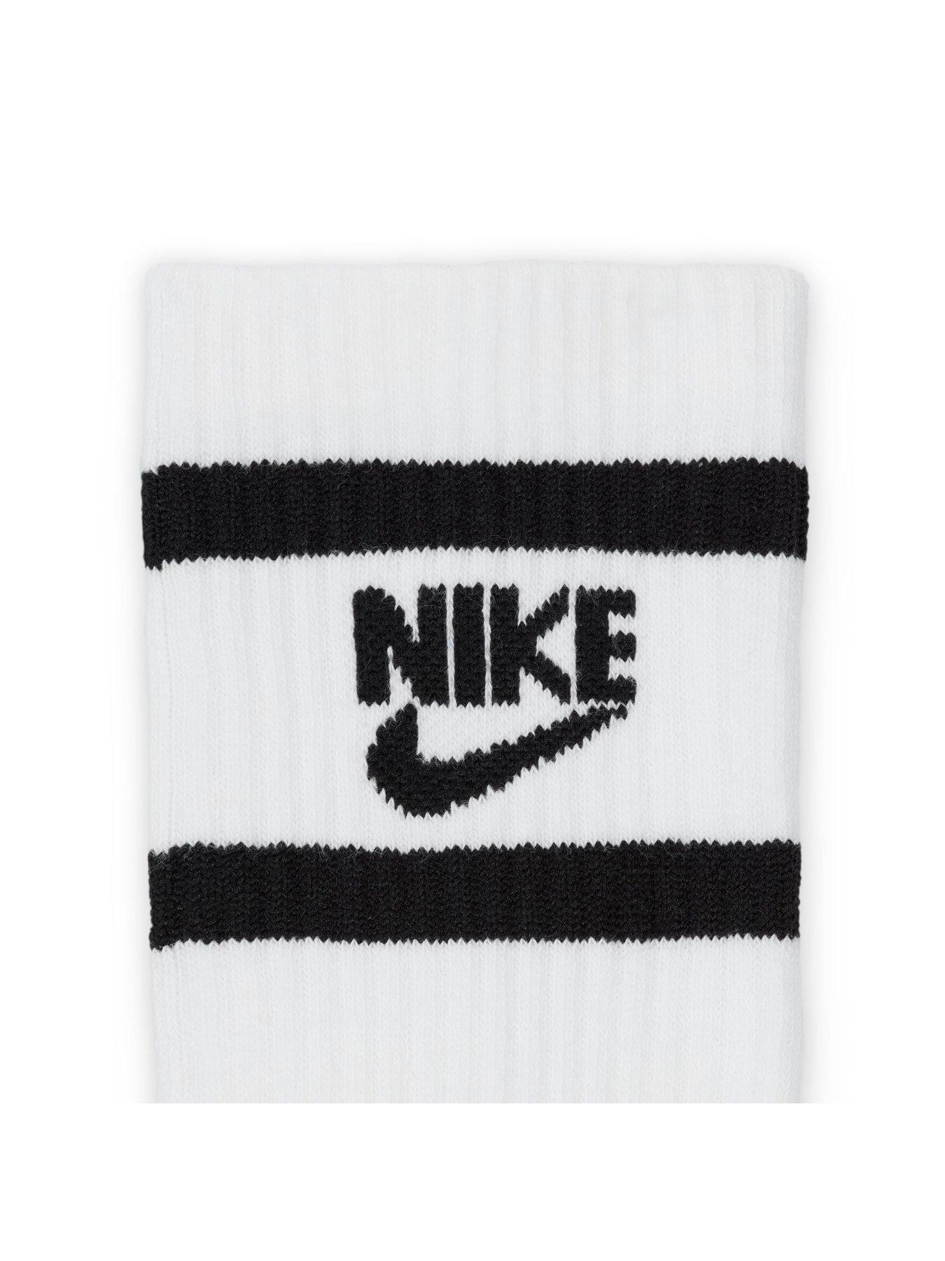Image 5 of 5 of Nike Kids Everyday Cushioned Crew Socks 6 Pack - White