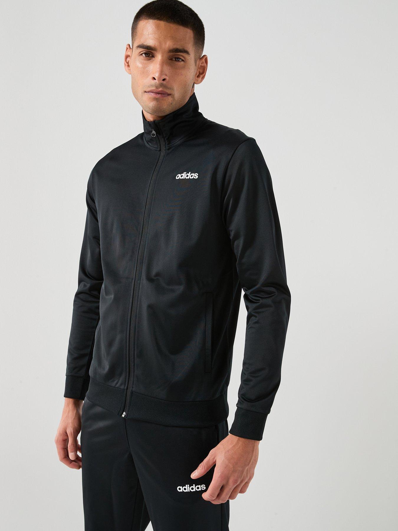 adidas Sportswear Men's Linear Tracksuit - Black