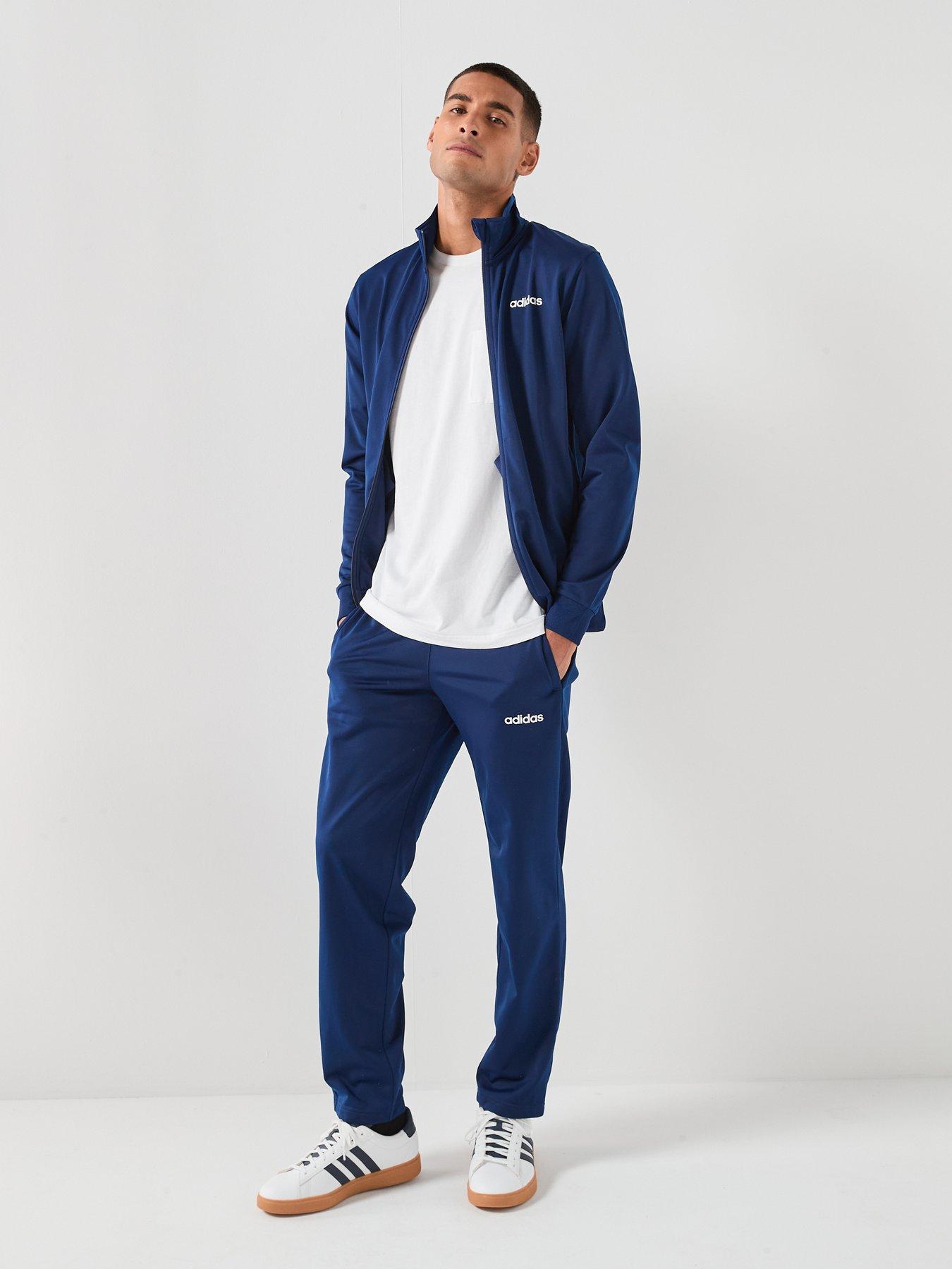 adidas Sportswear Men's Linear Tracksuit - Blue