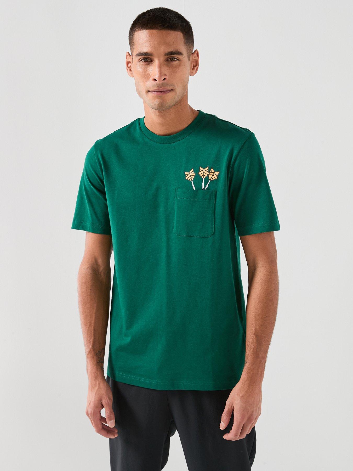adidas Sportswear Men's Novelty Dart Graphic T-Shirt - Green