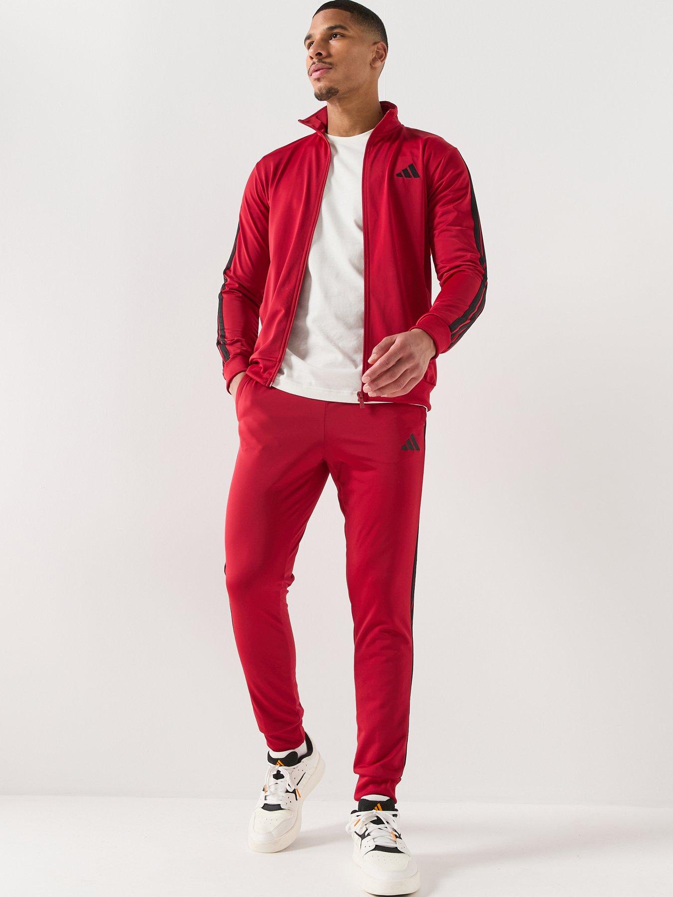 adidas Sportswear Men's 3 Stripes Tracksuit, Actmar, Size Xs, Men