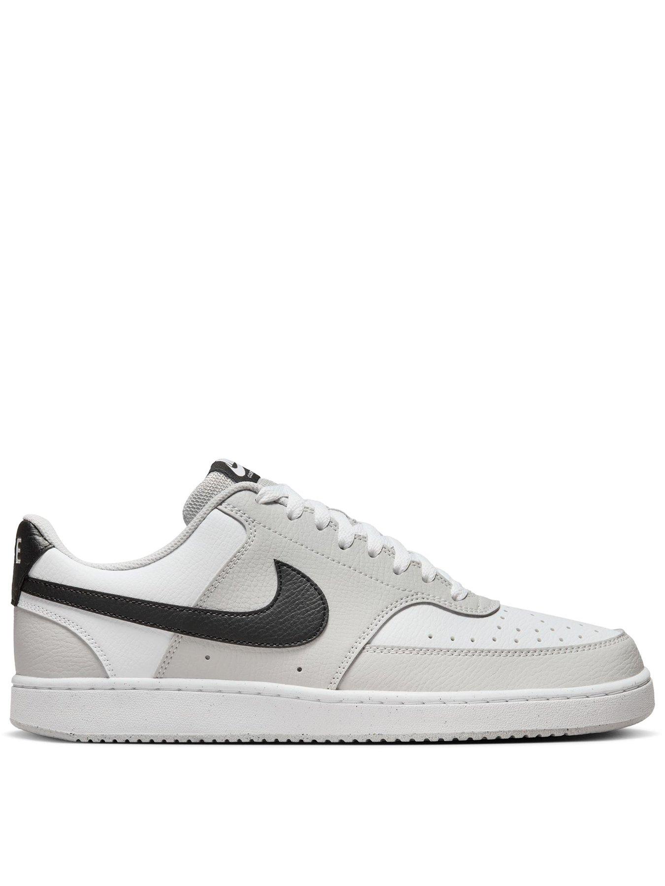 Nike Mens Court Vision Low Trainers - Black