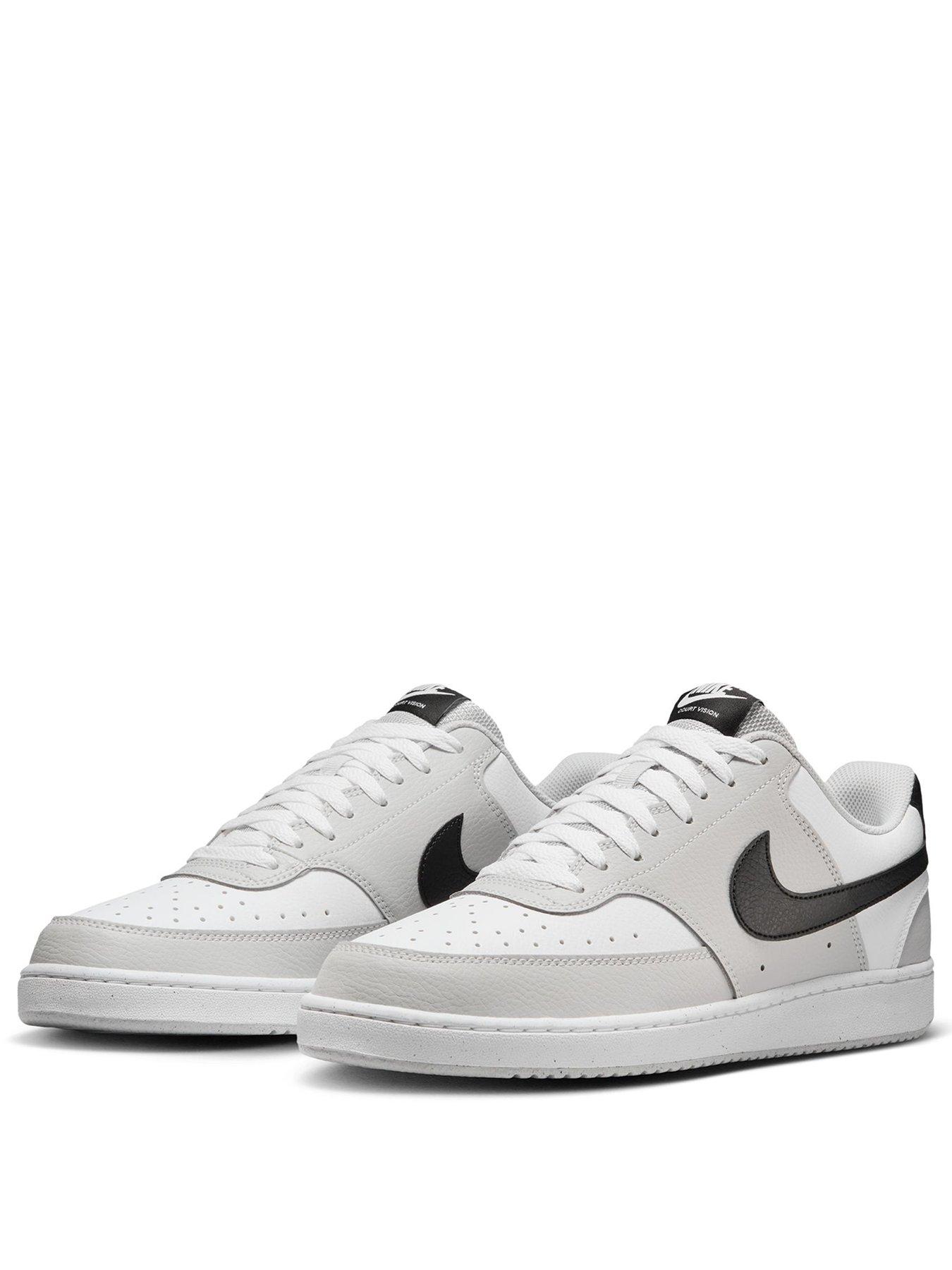 Image 2 of 8 of Nike Mens Court Vision Low Trainers - Grey