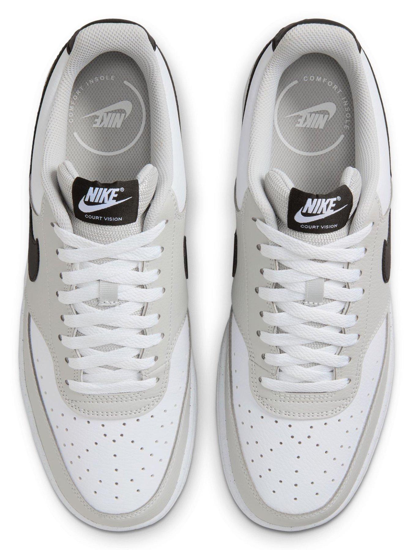 Image 4 of 8 of Nike Mens Court Vision Low Trainers - Grey