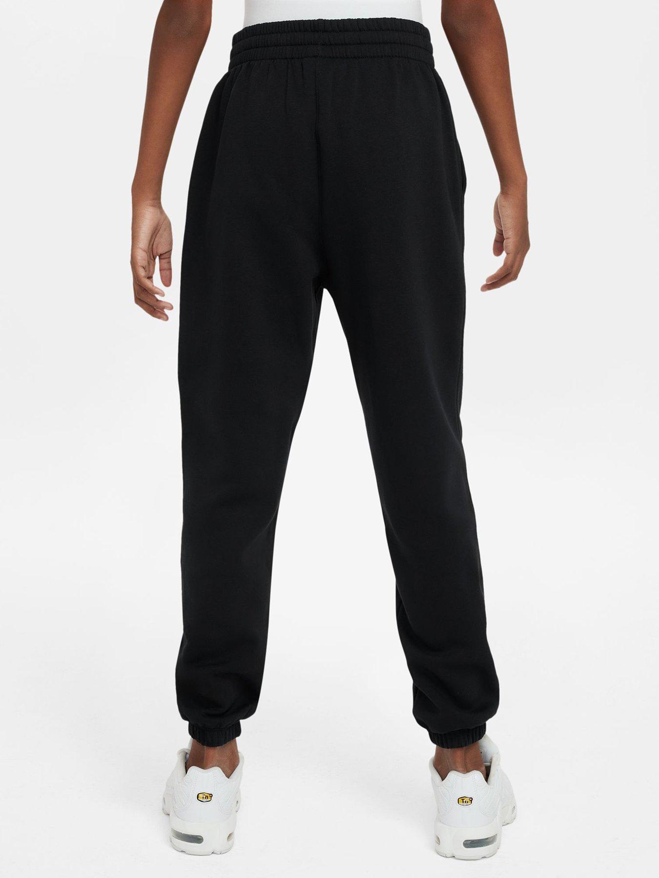 Image 2 of 6 of Nike Big Kids Sportswear Club Loose Pants - Black