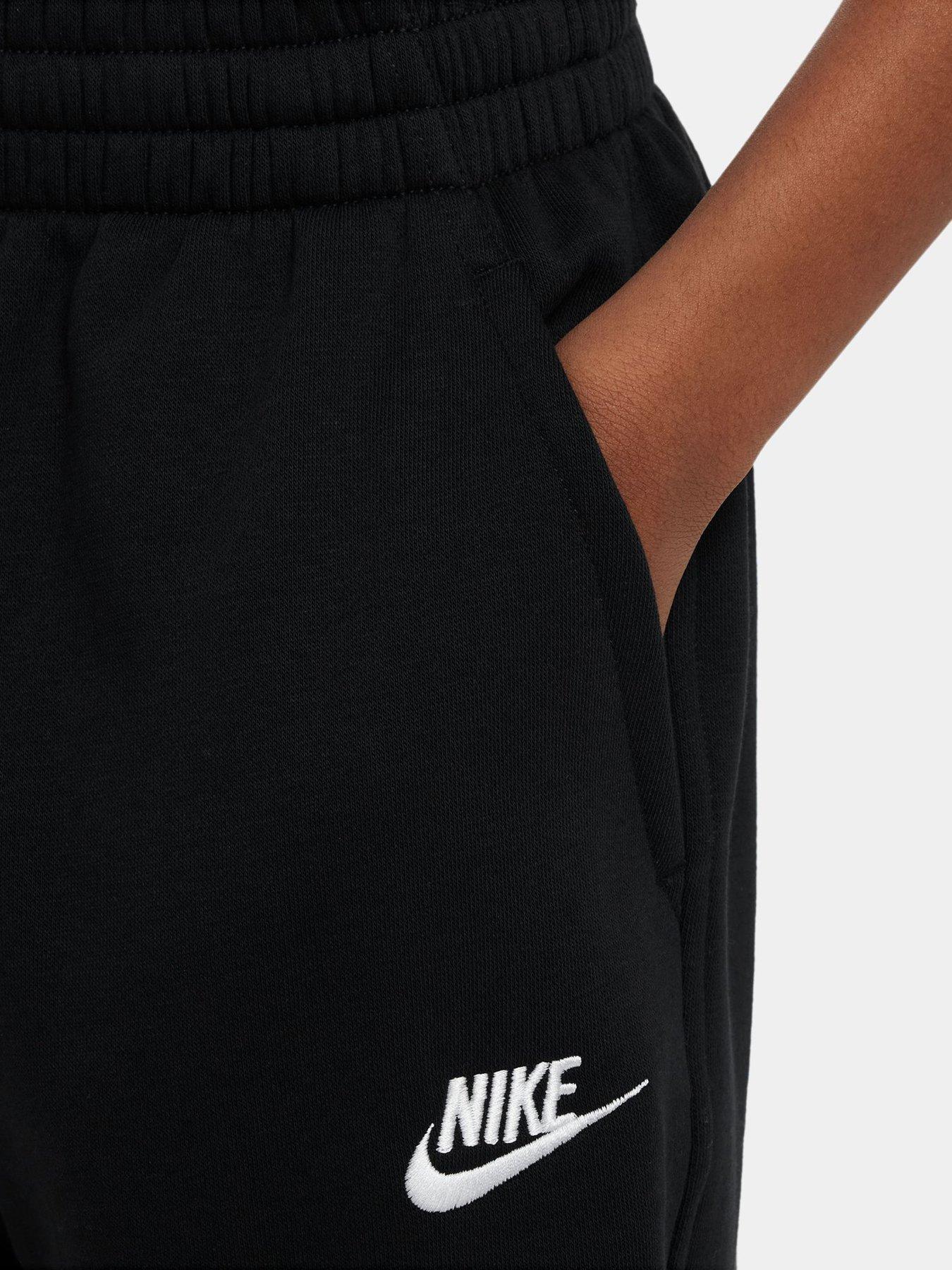 Image 4 of 6 of Nike Big Kids Sportswear Club Loose Pants - Black