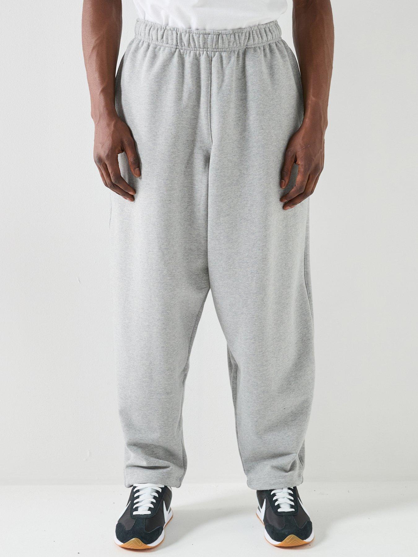 Image 1 of 6 of Nike Mens Club Oversized French Terry Pants - Grey