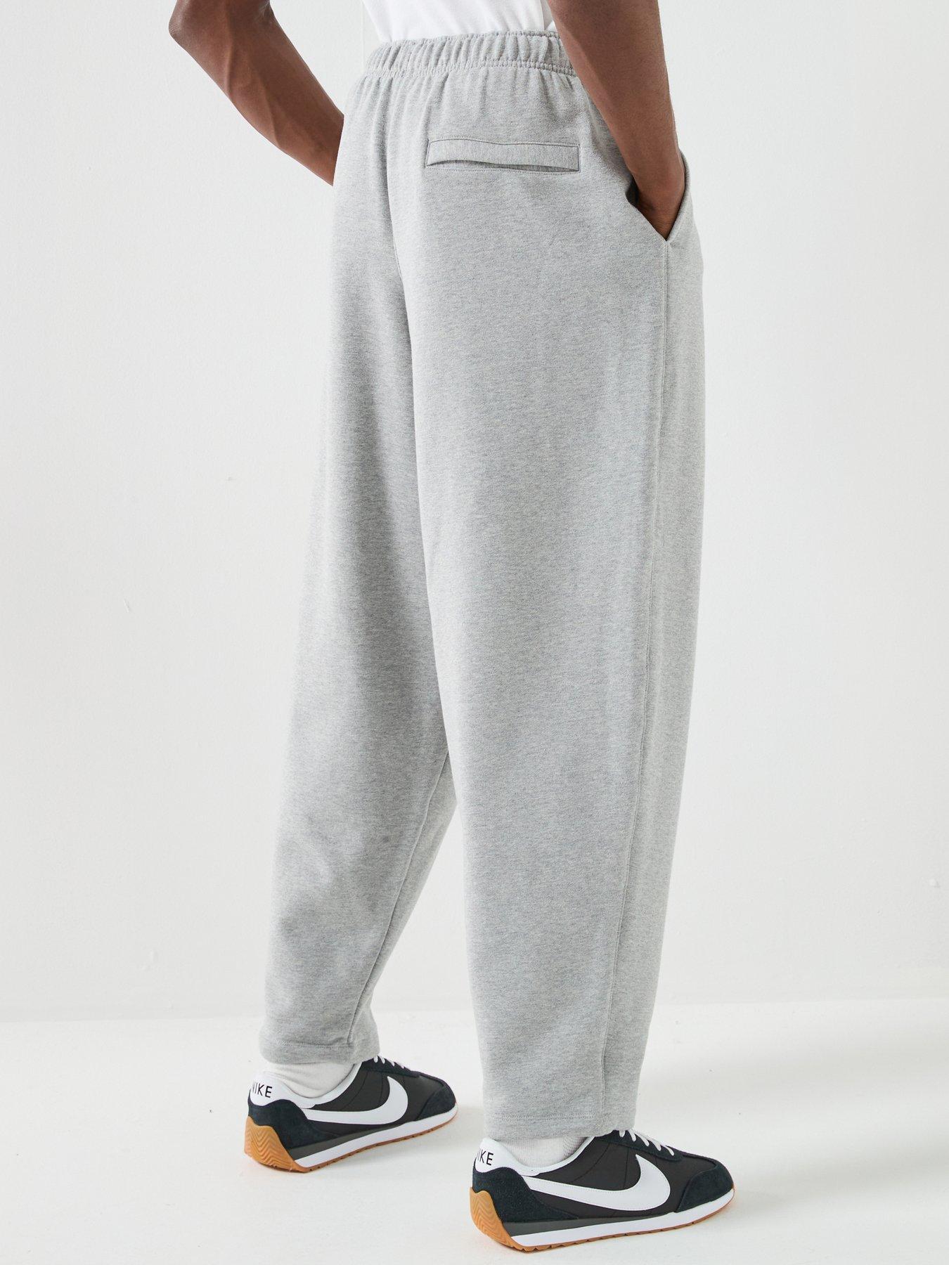Image 2 of 6 of Nike Mens Club Oversized French Terry Pants - Grey