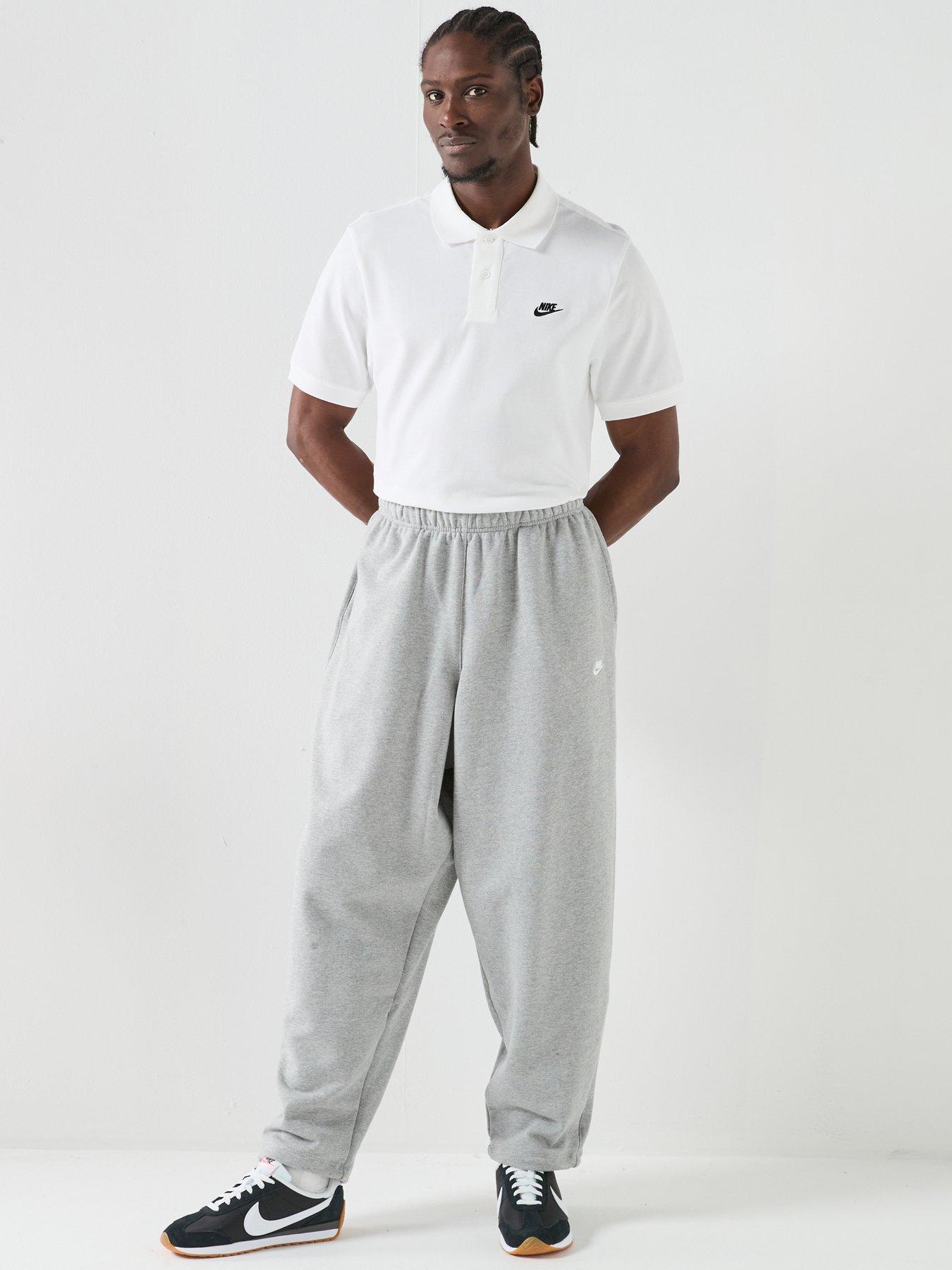 Image 3 of 6 of Nike Mens Club Oversized French Terry Pants - Grey