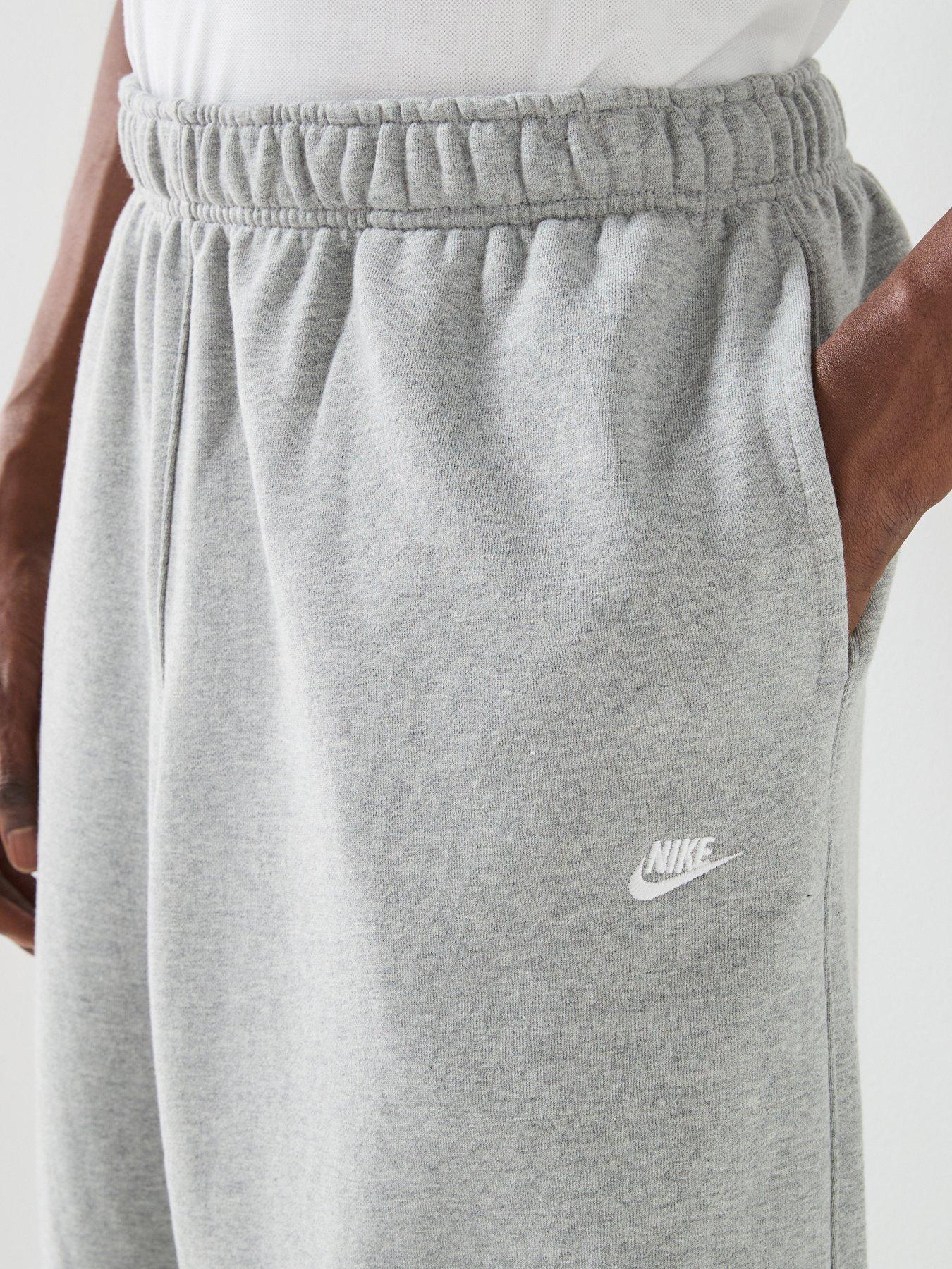 Image 4 of 6 of Nike Mens Club Oversized French Terry Pants - Grey