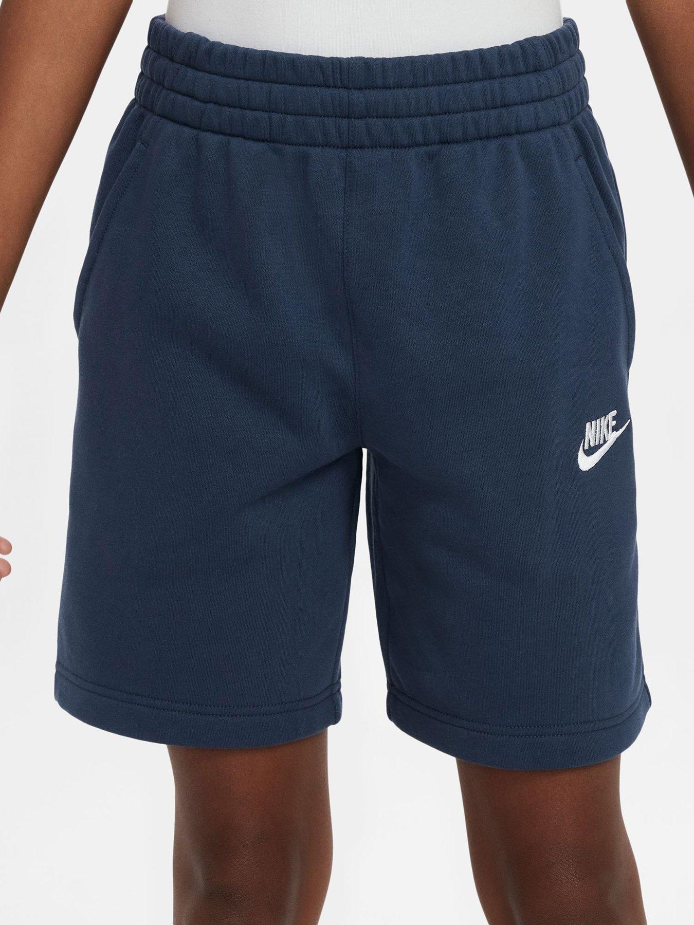 Nike Big Kids Sportswear Club French Terry Shorts - Navy