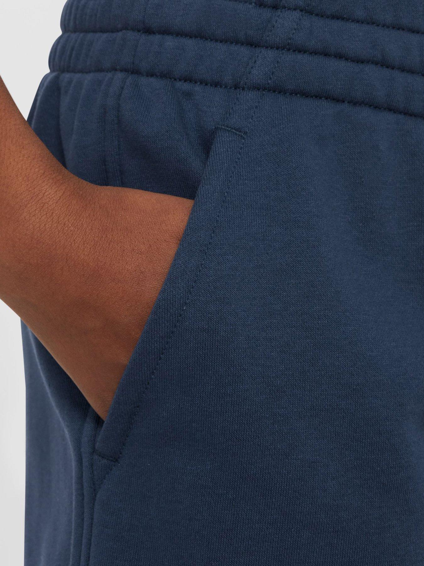Image 6 of 6 of Nike Big Kids Sportswear Club French Terry Shorts - Navy