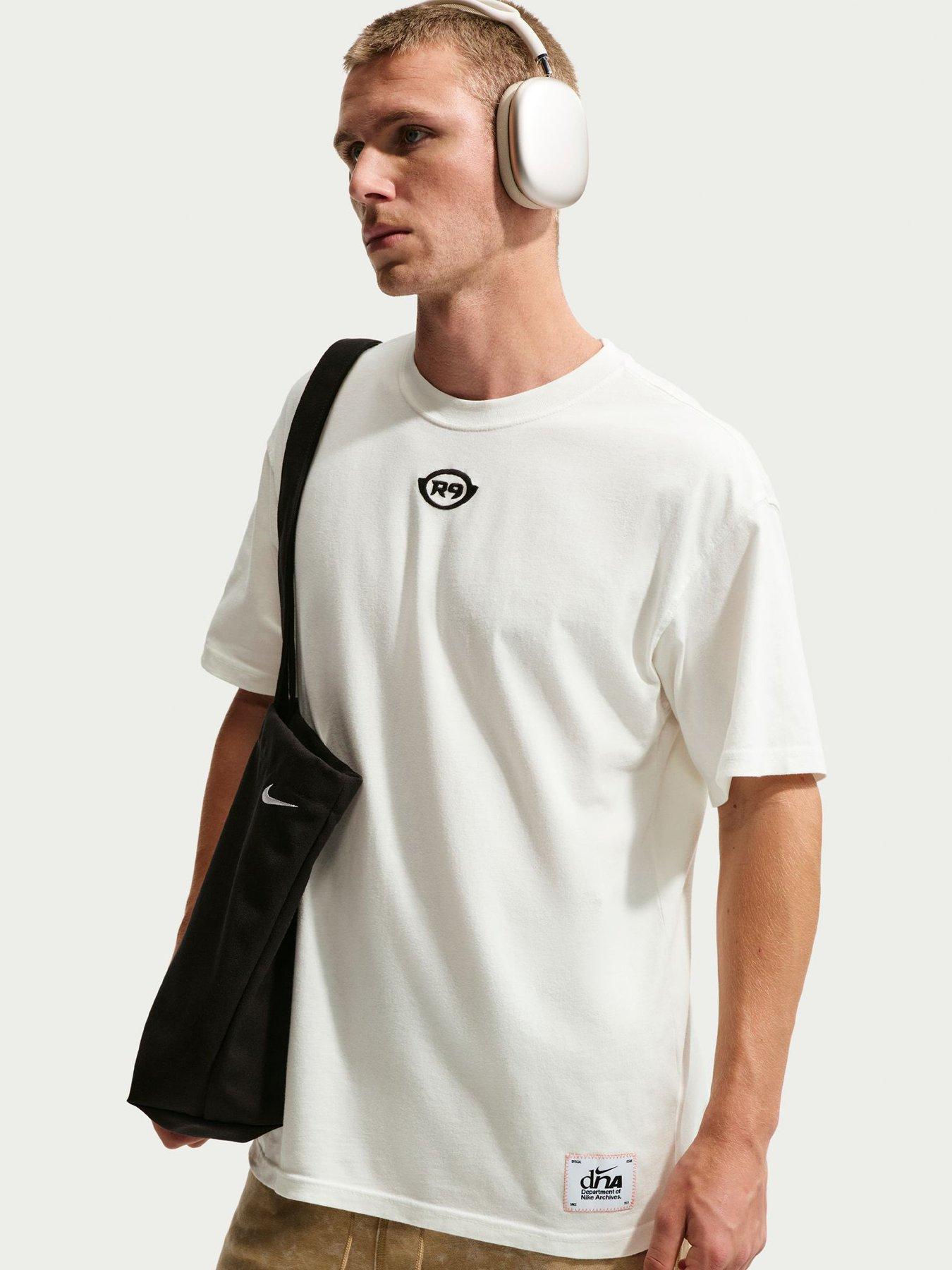 Nike Mens R9 Sportswear Photo T-Shirt - White
