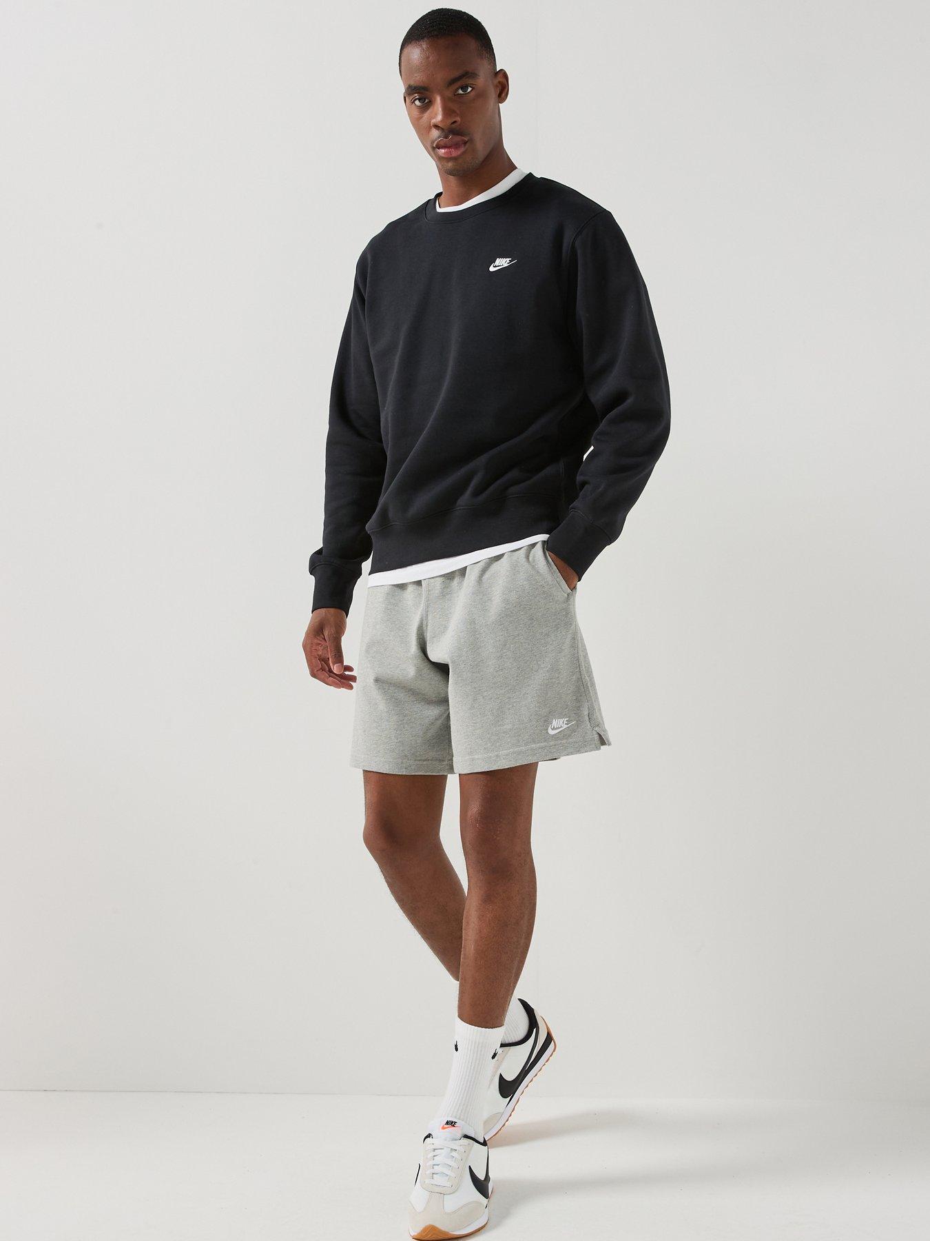 Nike Mens Club Knit Shorts - Grey