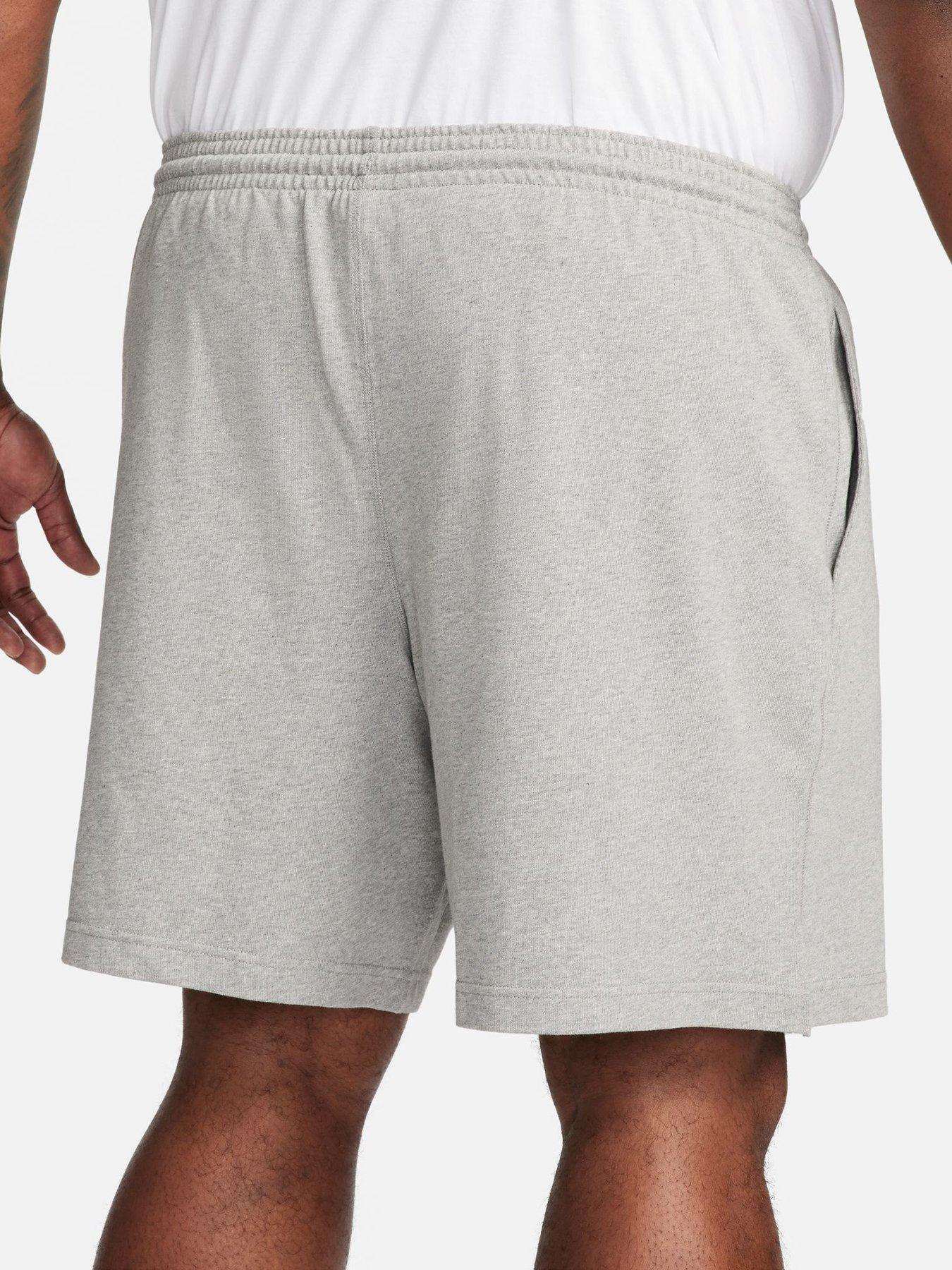 Image 2 of 7 of Nike Mens Club Knit Shorts - Grey