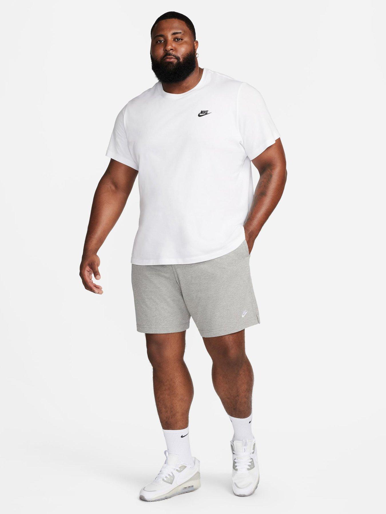 Image 3 of 7 of Nike Mens Club Knit Shorts - Grey