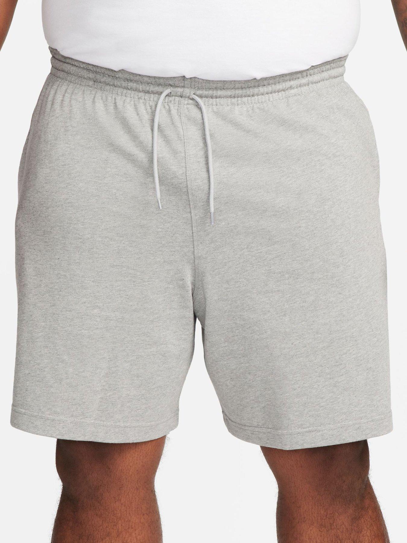 Image 5 of 7 of Nike Mens Club Knit Shorts - Grey