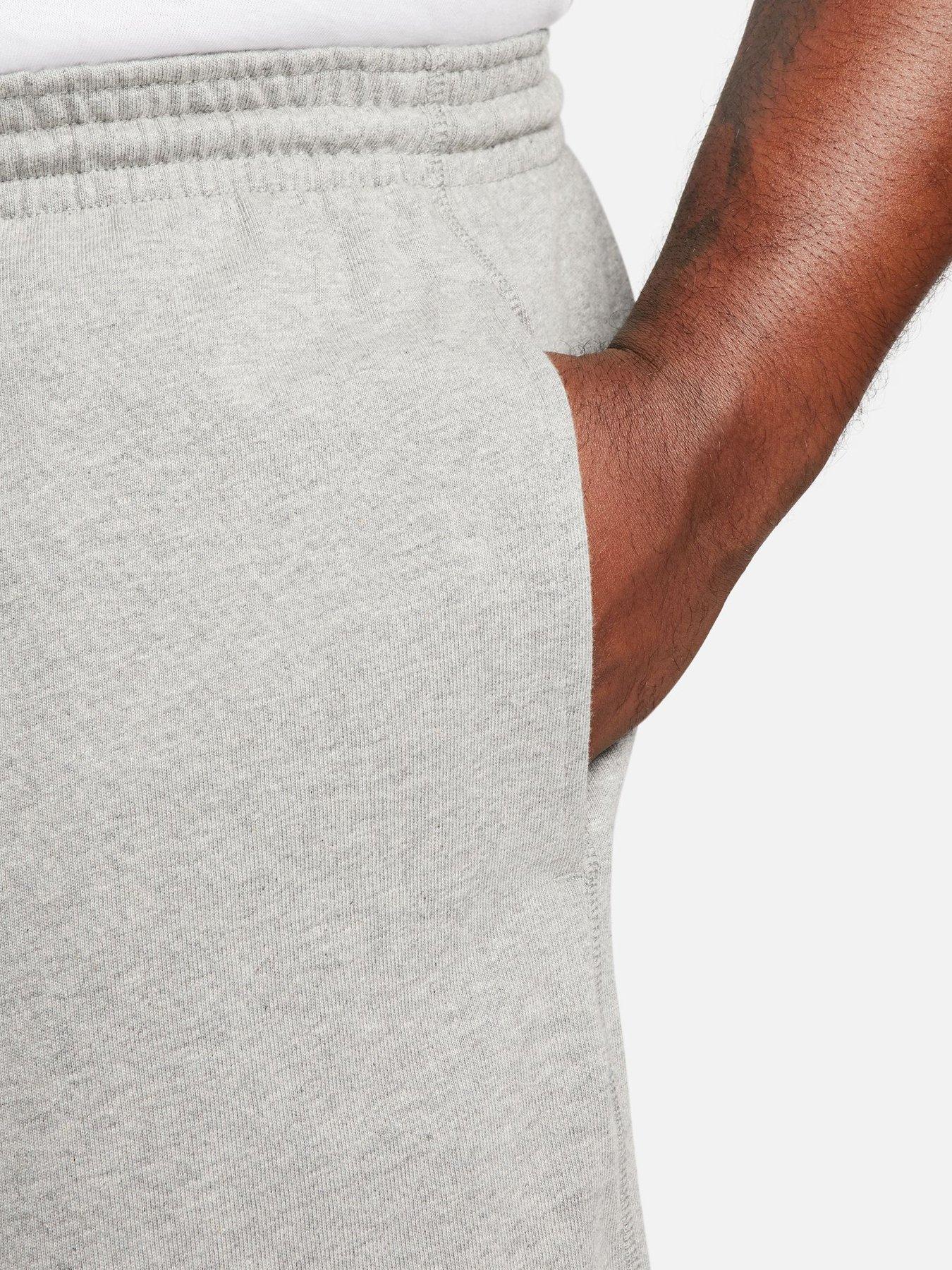 Image 6 of 7 of Nike Mens Club Knit Shorts - Grey