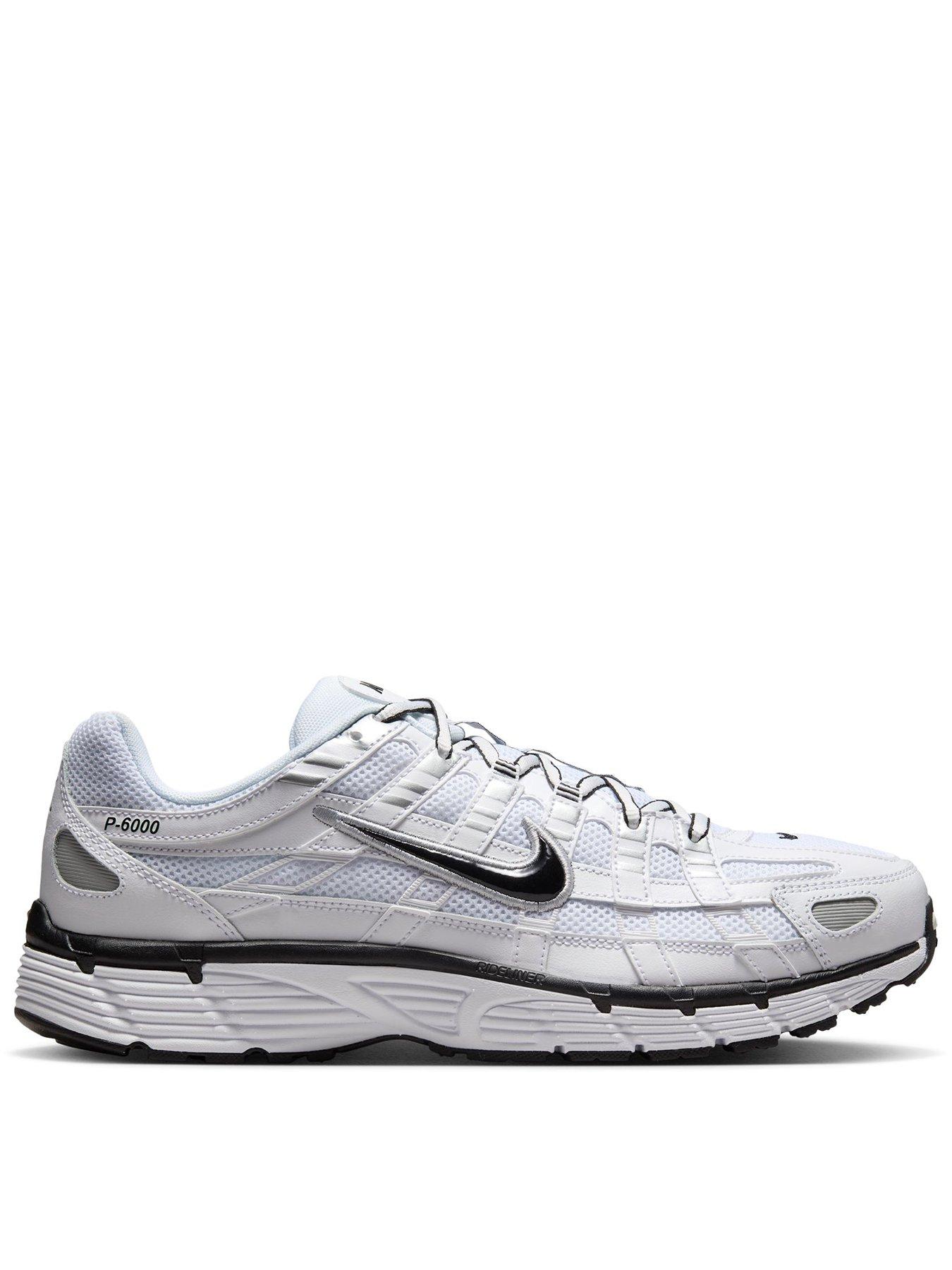 Nike Men's P-6000 Trainers, White/Black-Mtlc Silver-Black, Size 10, Men