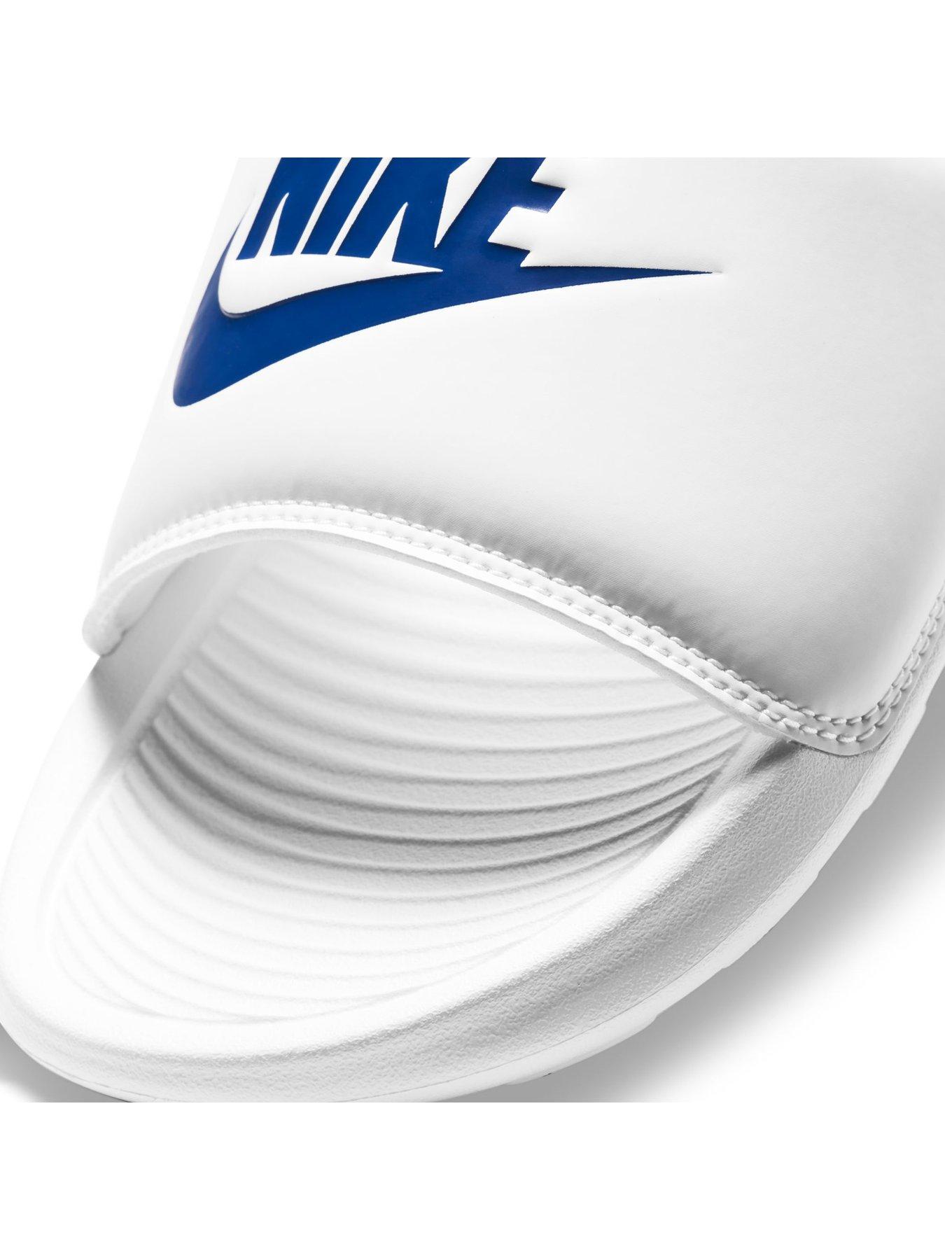 Image 4 of 5 of Nike Men's Victori One Slides - White