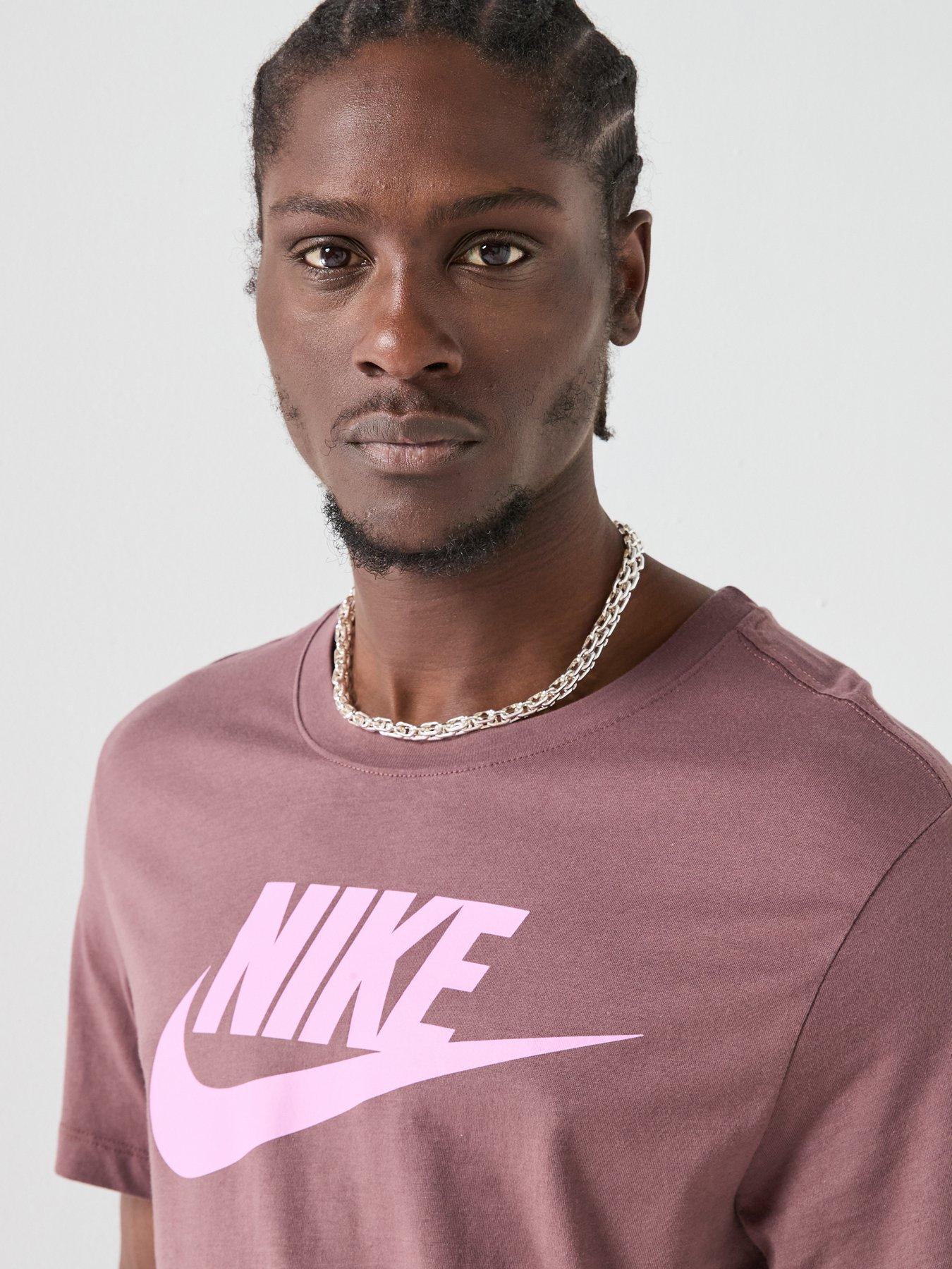 Image 4 of 7 of Nike Mens Sportswear Icon Futura T-Shirt - Purple