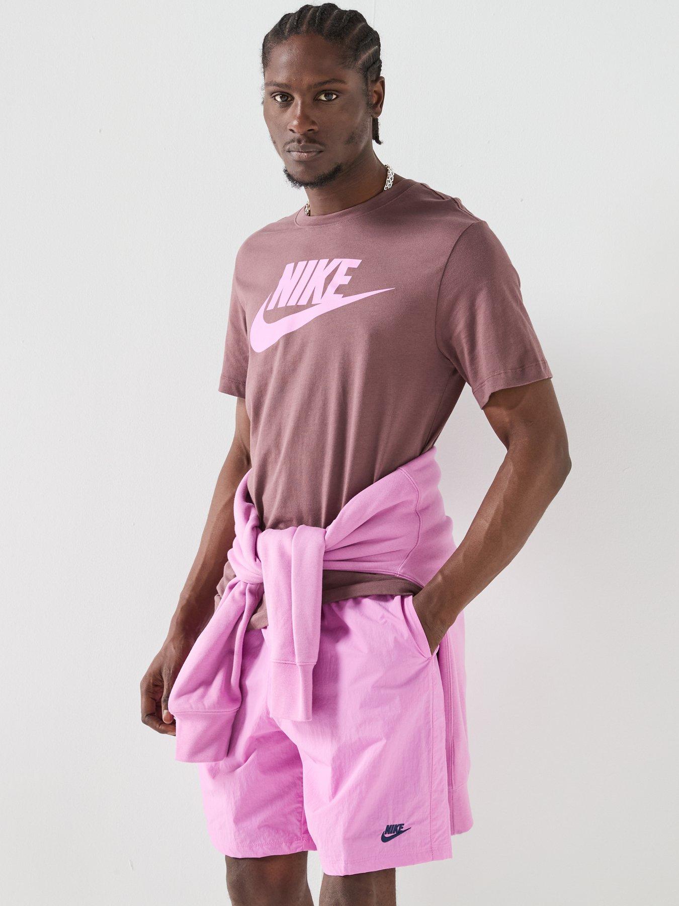 Image 6 of 7 of Nike Mens Sportswear Icon Futura T-Shirt - Purple