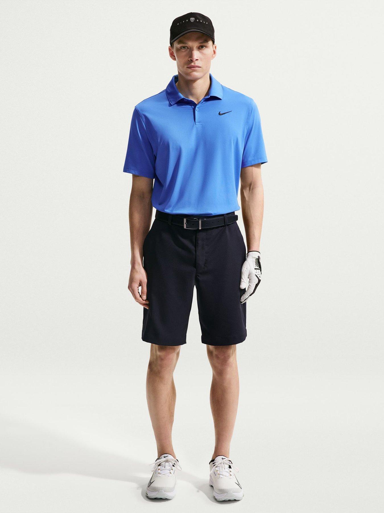 Nike Mens Golf Victory Polo Shirt, Pacific Blue/Black, Size M, Men