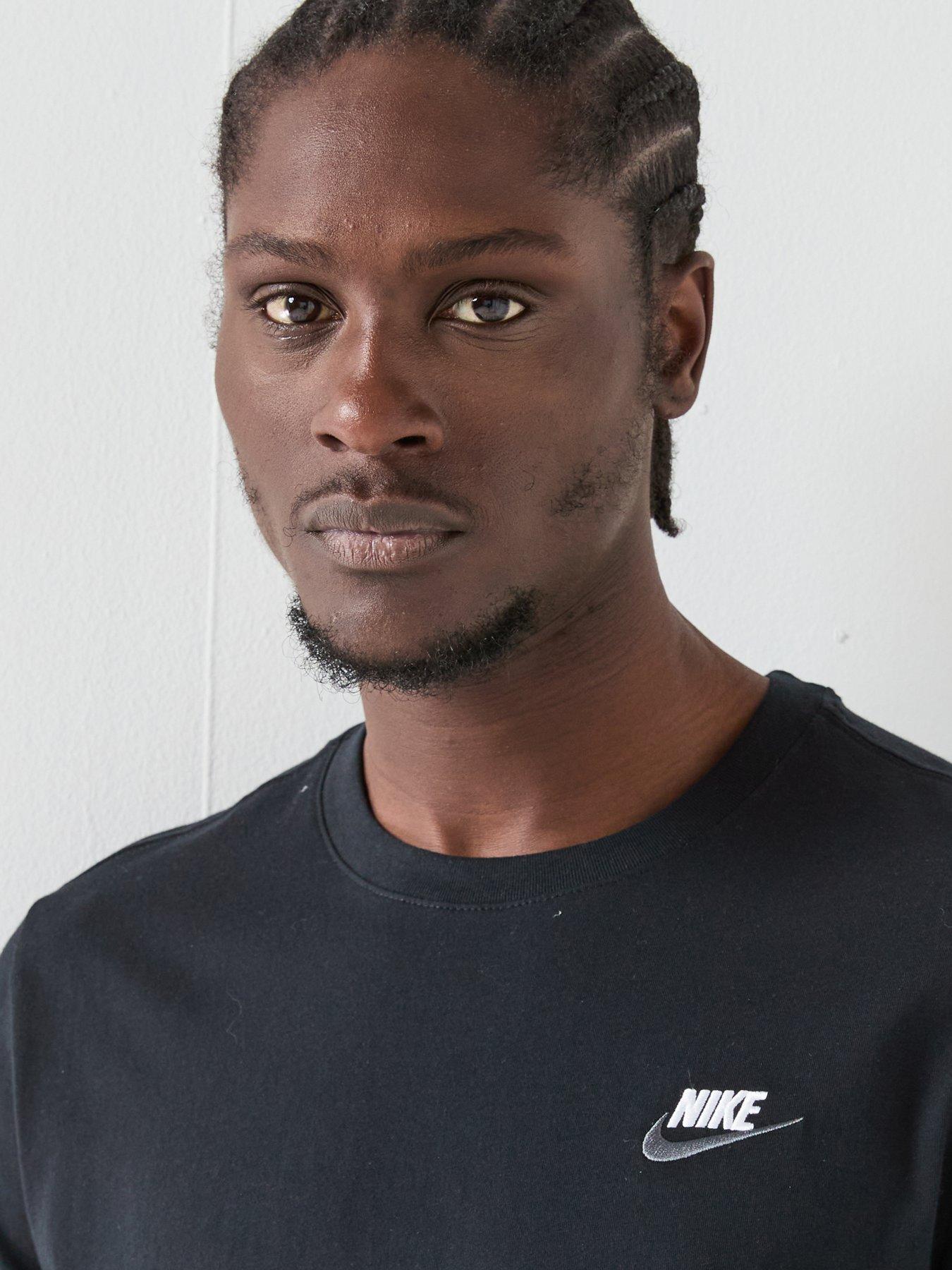 Image 4 of 6 of Nike Mens Club T- Shirt&nbsp;- Black