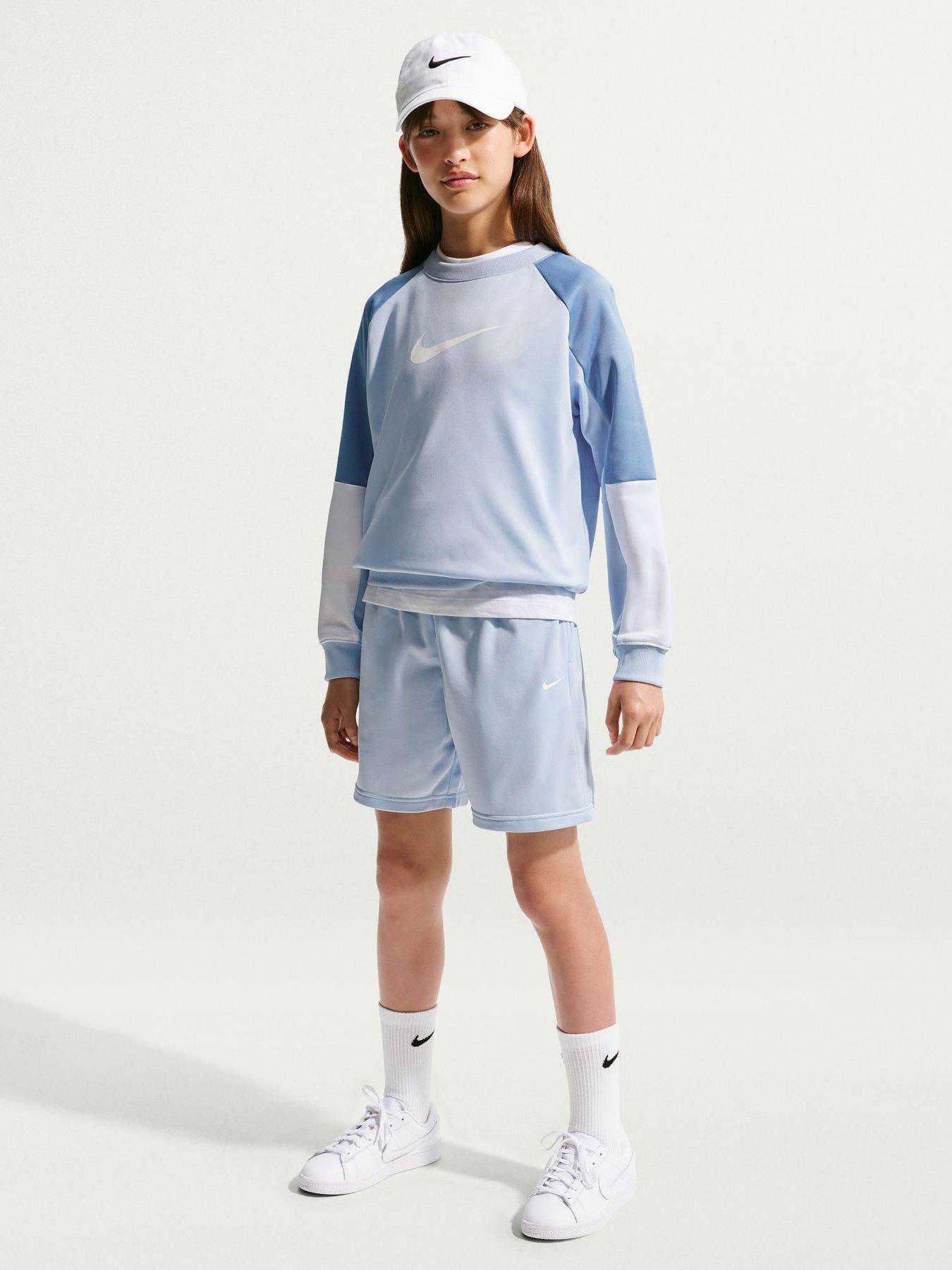 Nike Older Kids Sportswear Shorts Tracksuit Crew - Blue