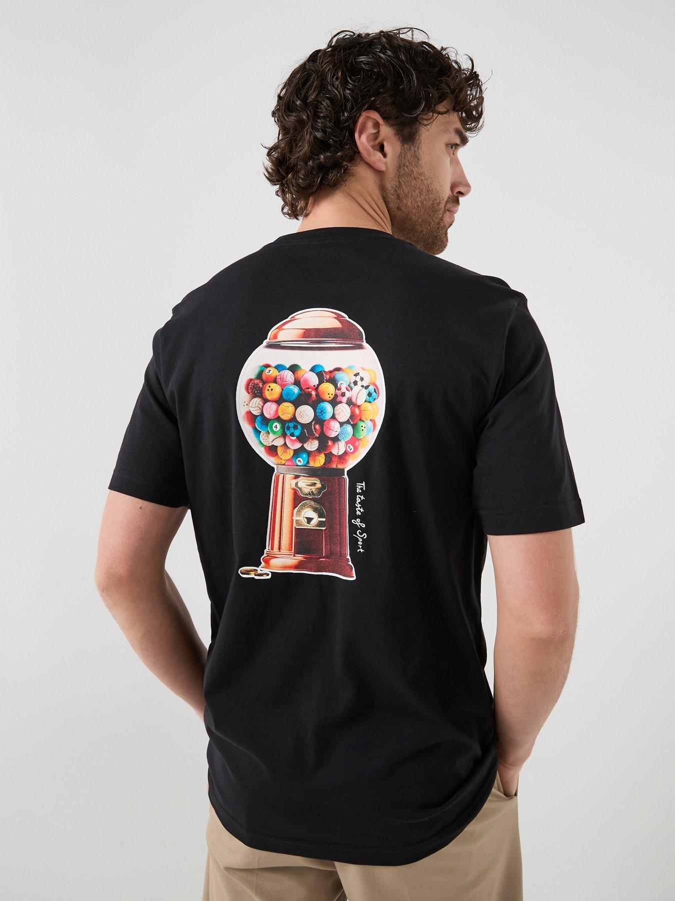 adidas Sportswear Men's Snack Bubble Gum Graphic T-Shirt - Black