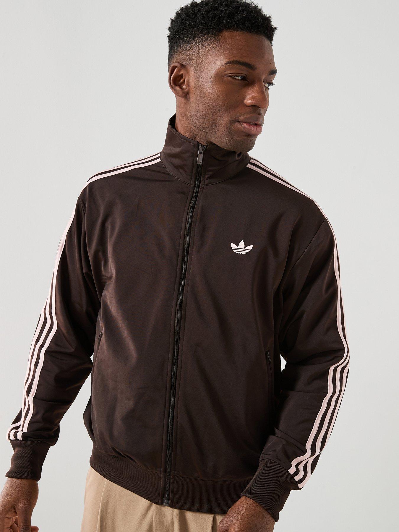 adidas Originals Men's Firebird Track Top - Brown | Very