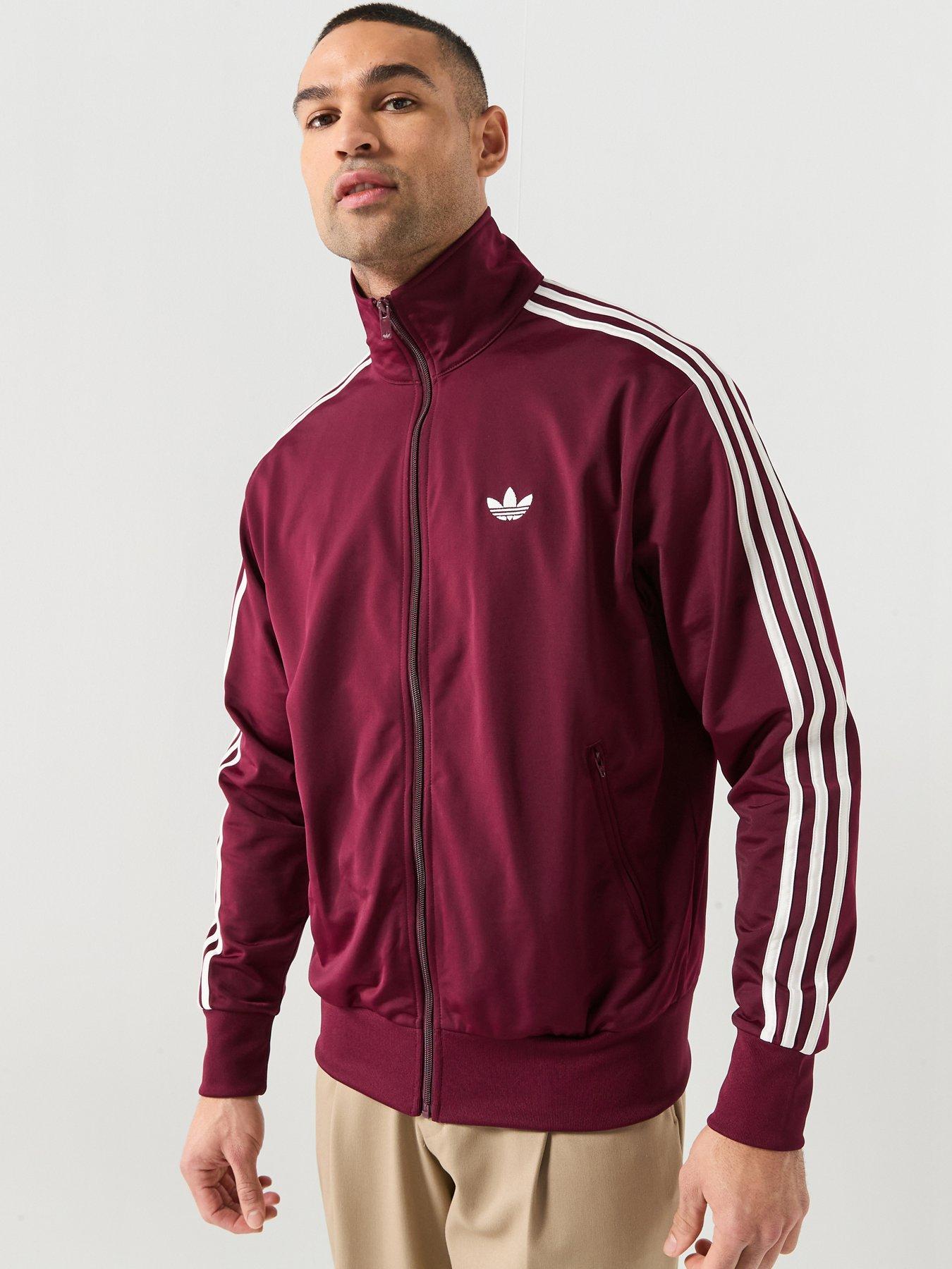 adidas Originals Men's Firebird Track Top - Maroon
