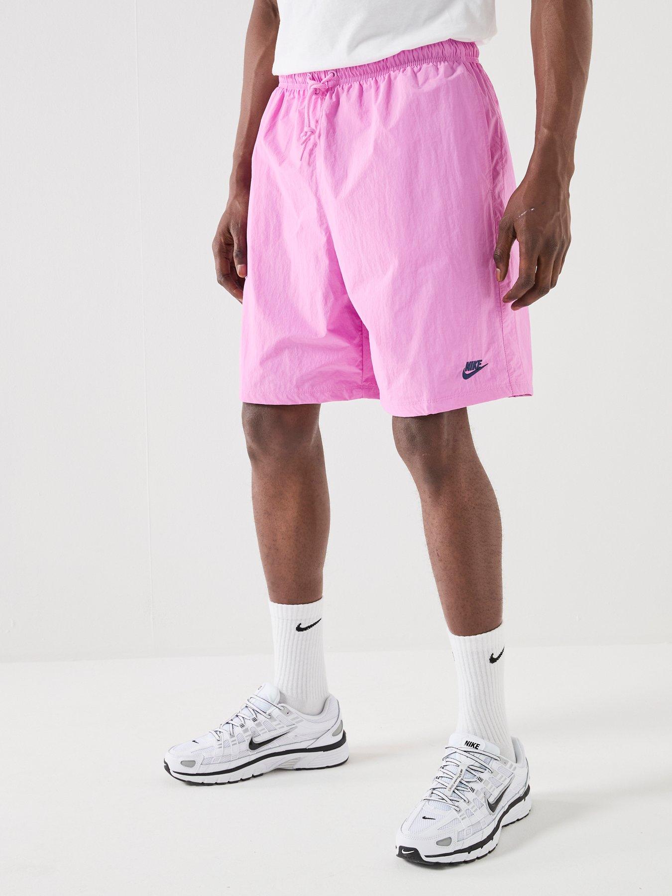 Nike Mens Club Sport Shorts, Lt Magenta/Midnight Navy, Size M, Men